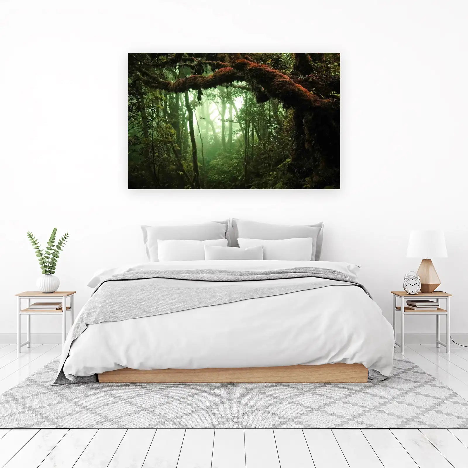 Misty Rainforest Canopy Wall Art