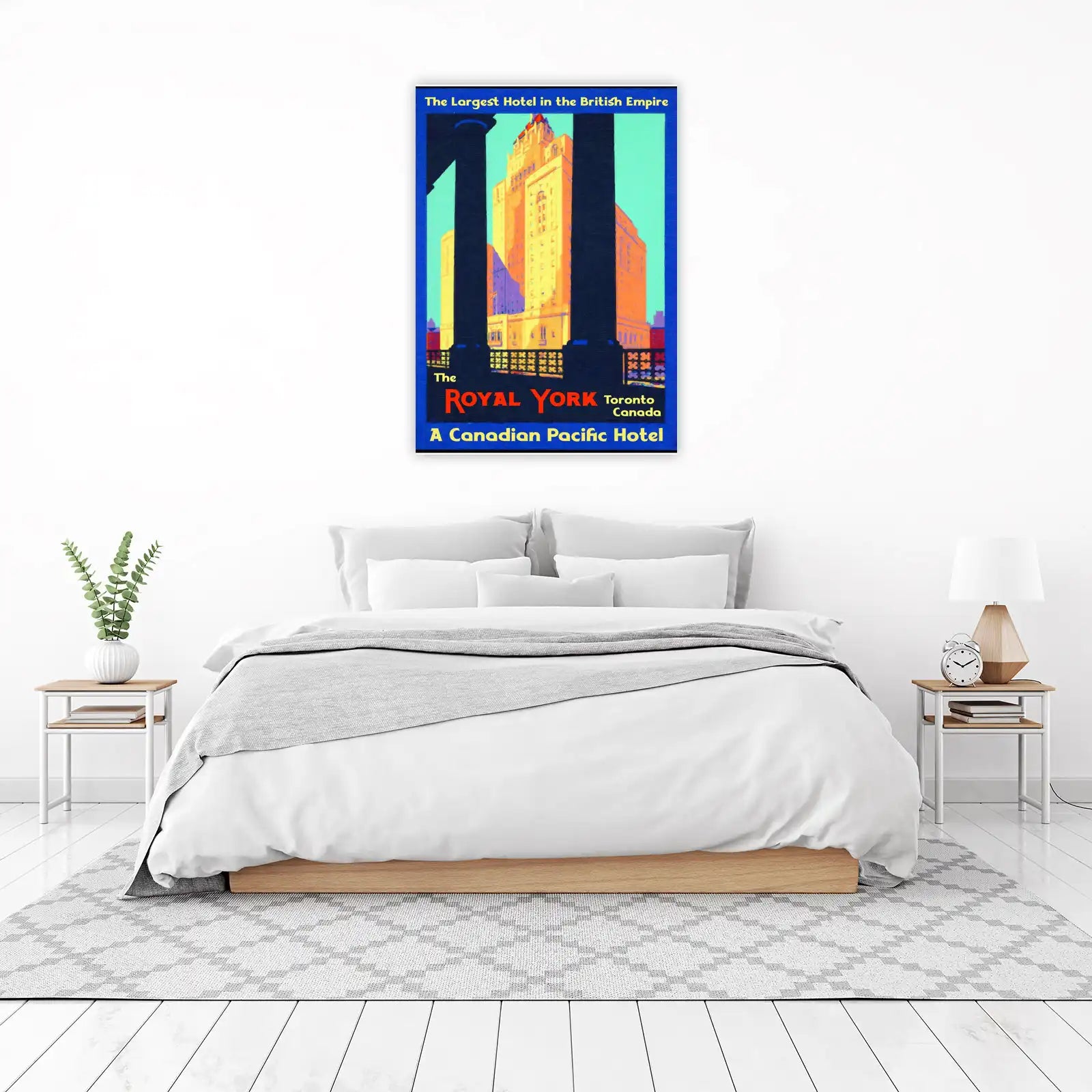 Vintage Royal York Hotel Toronto Wall Art