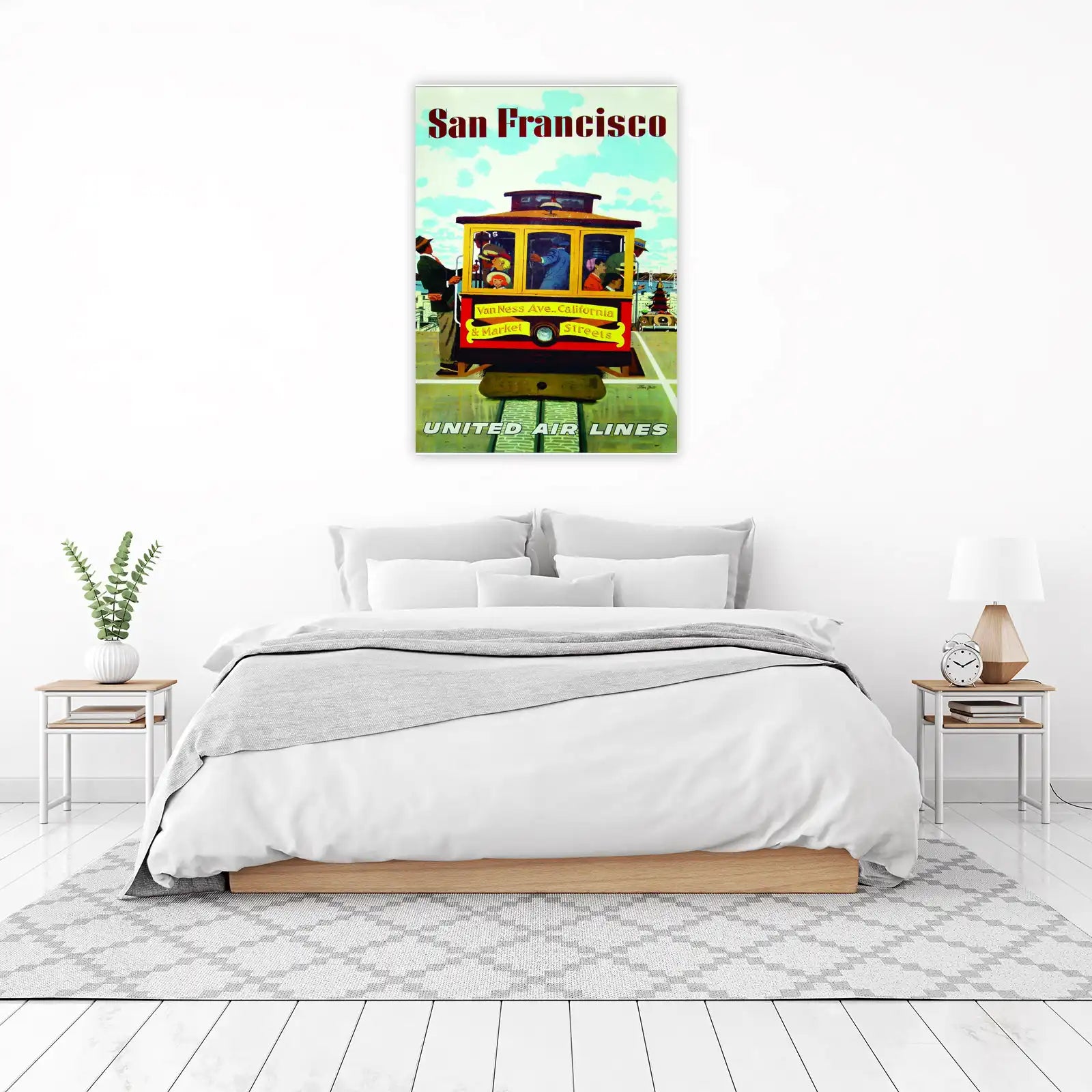 Vintage San Francisco Cable Car Wall Art