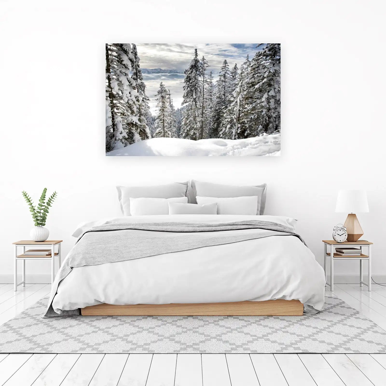 Winter Forest Snowscape Wall Art