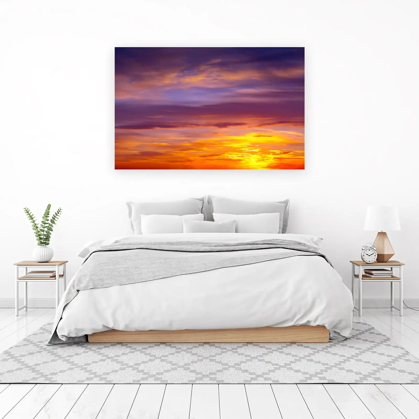 Vibrant Sunset Sky Wall Art