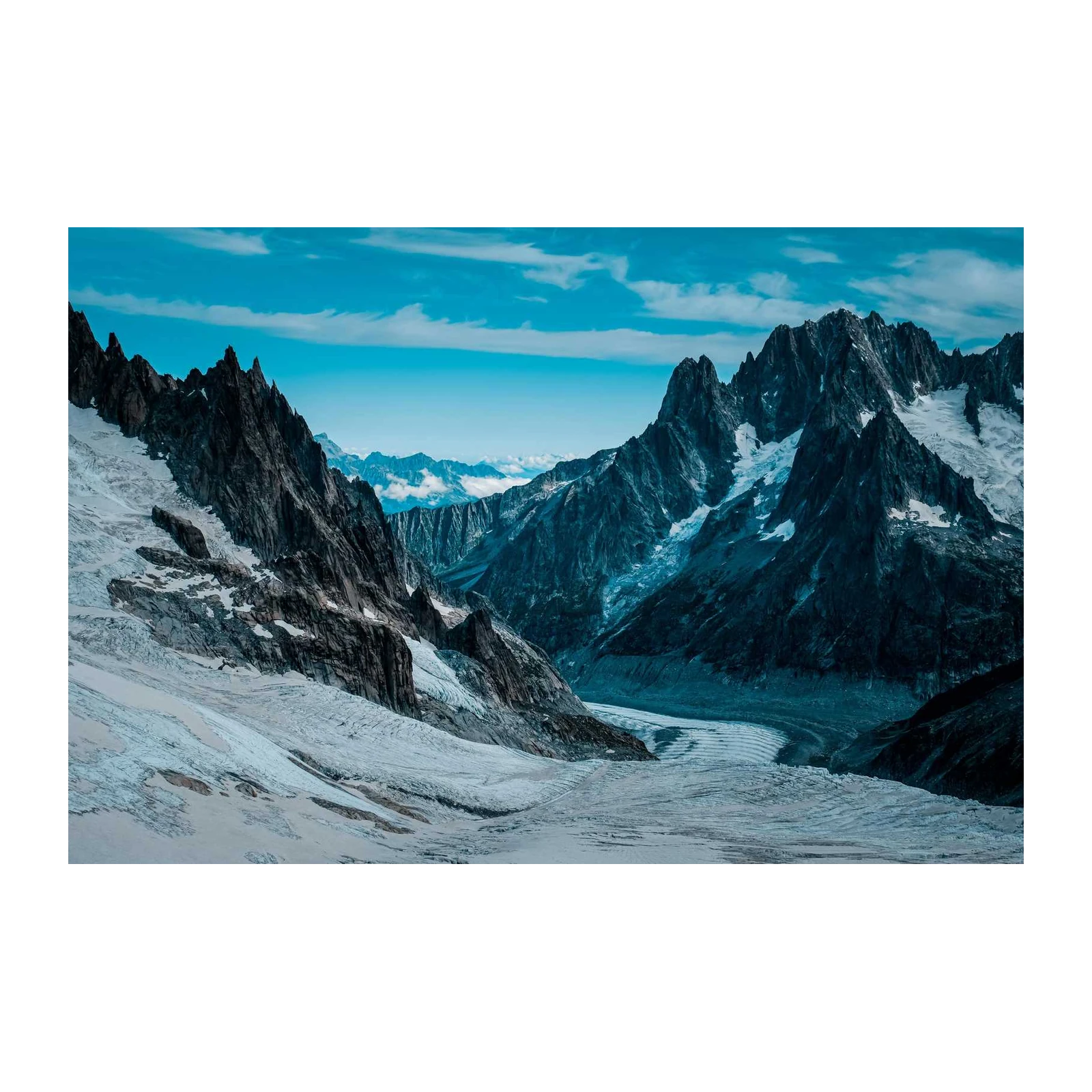 Majestic Glacier Peaks Wall Art
