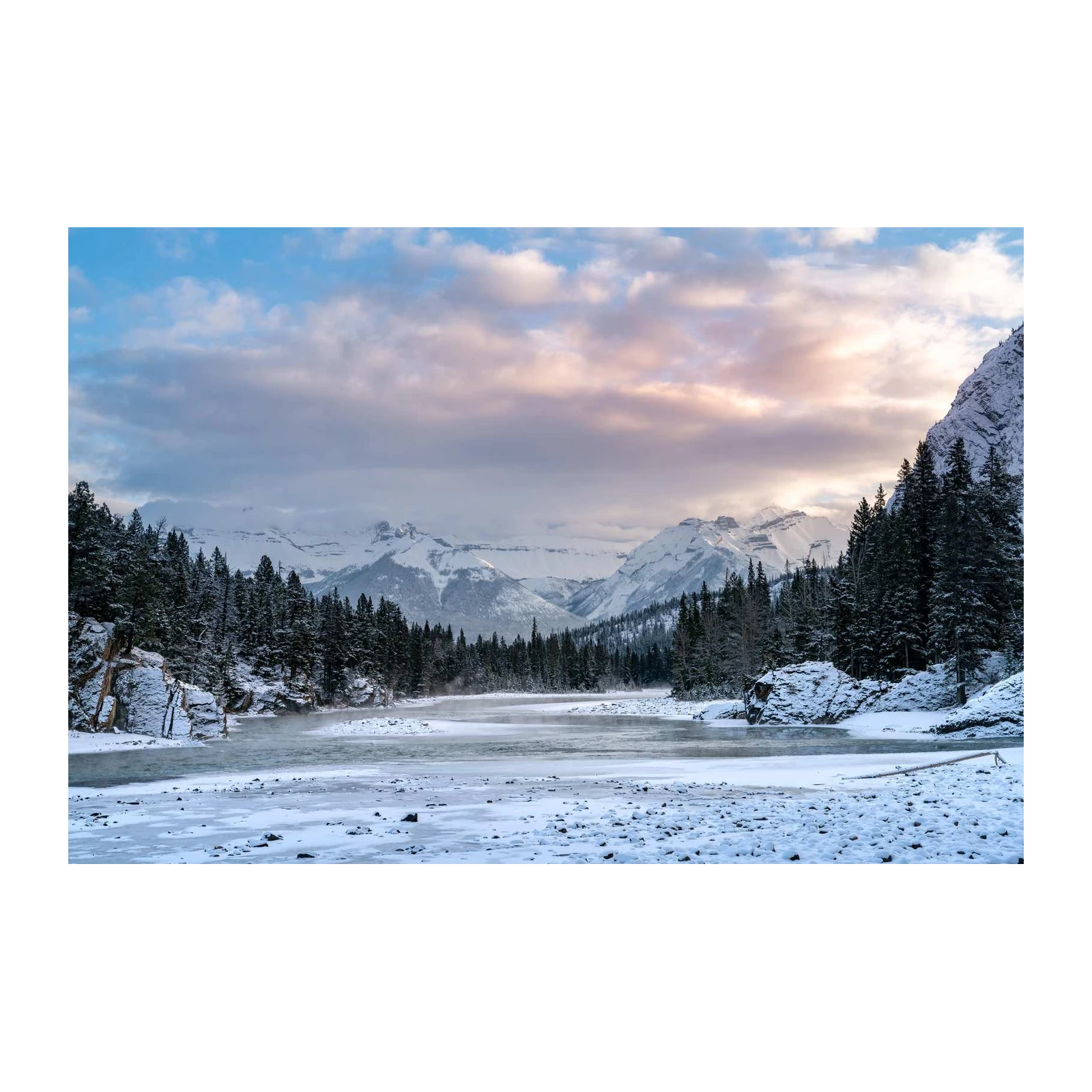 Serene Winter Landscape Wall Art