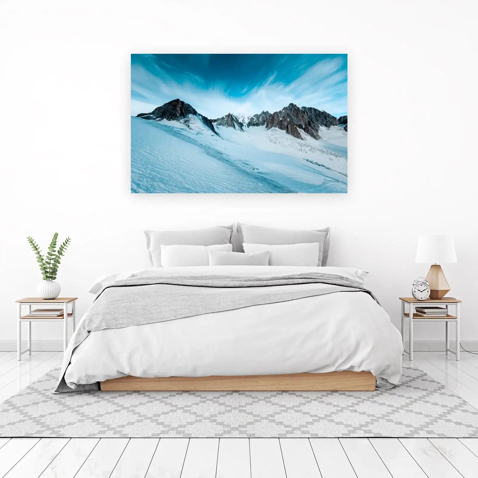 Majestic Alpine Peaks Wall Art