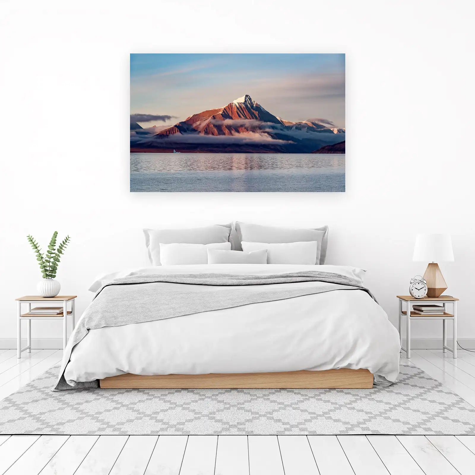 Majestic Arctic Mountain Landscape Wall Art