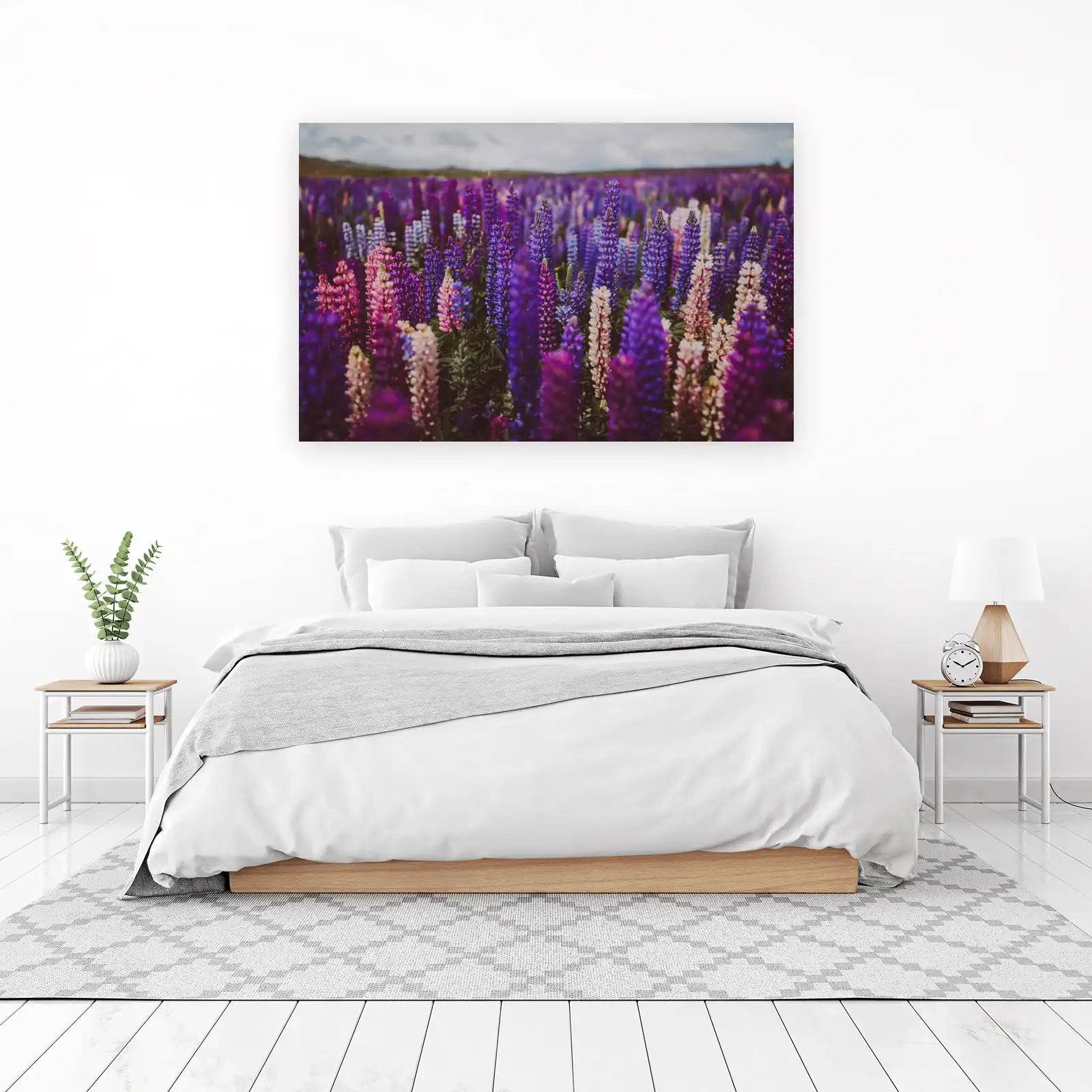 Vibrant Lupine Field Wall Art