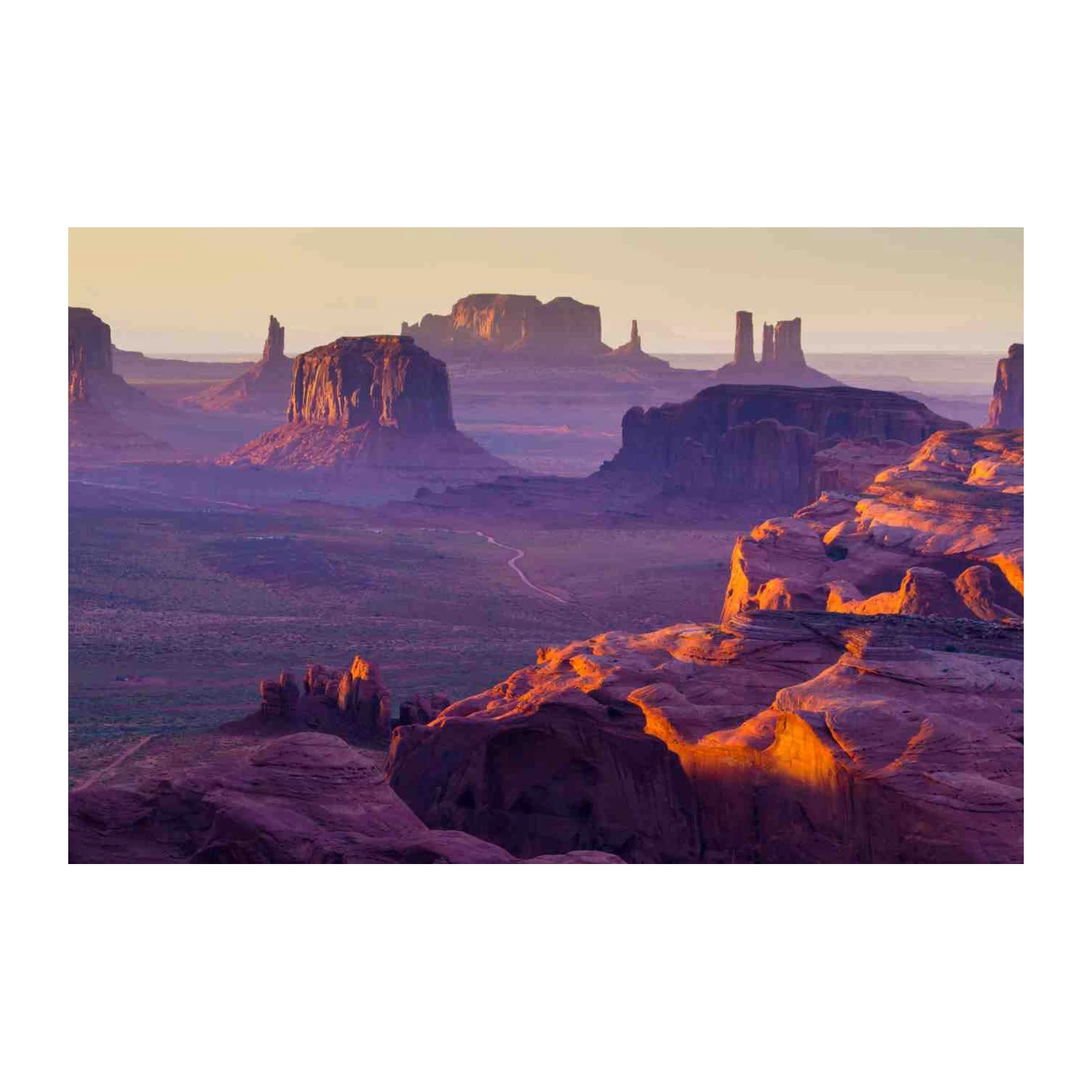 Monument Valley Sunset Desert Wall Art