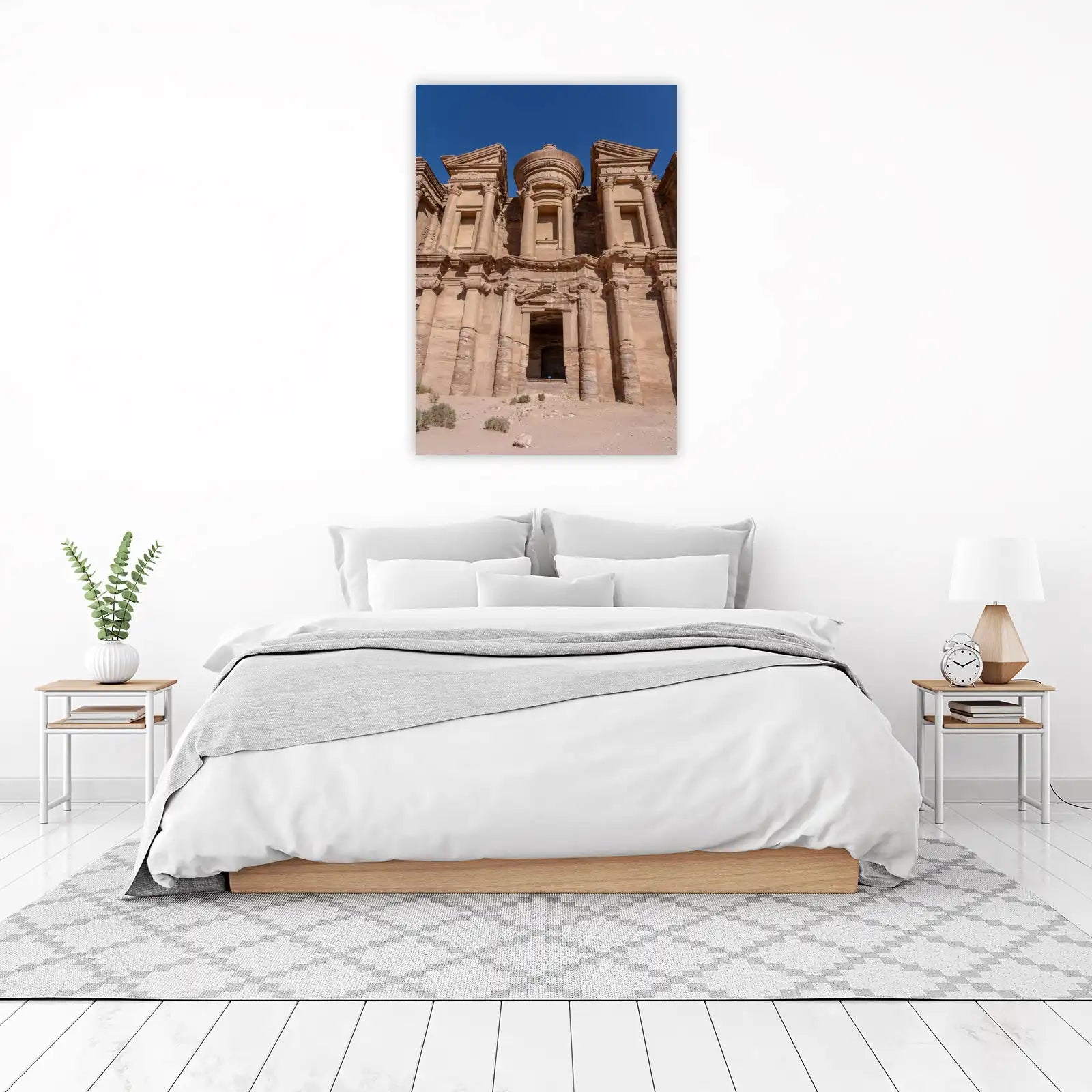 Ancient Petra Monastery Sandstone Wall Art