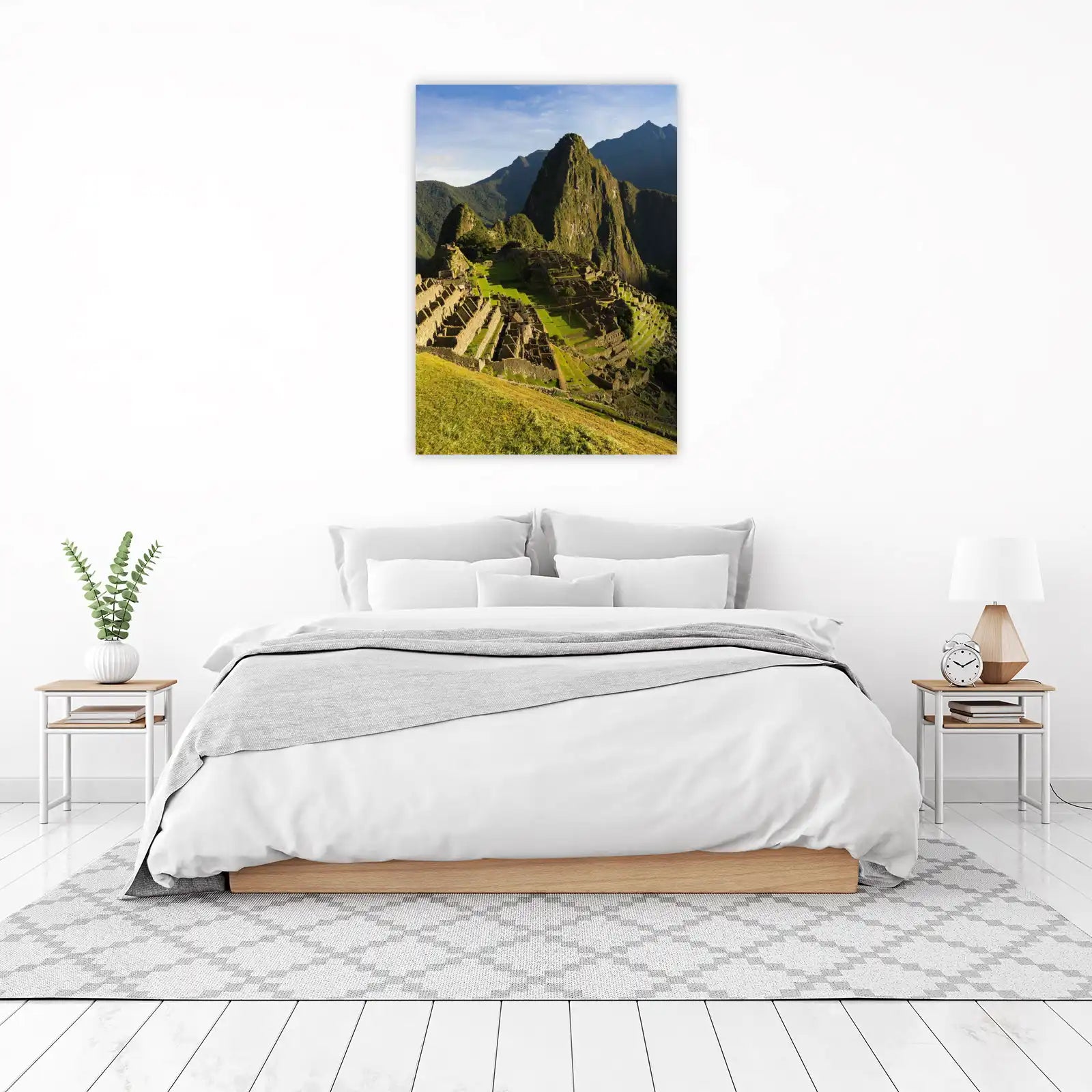 Machu Picchu Sunrise Over Inca Ruins Wall Art