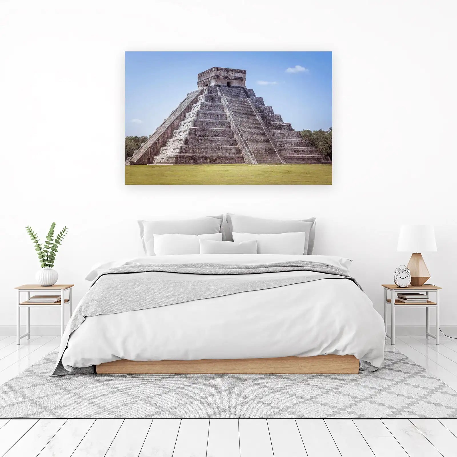 Chichen Itza Pyramid Mayan History Wall Art