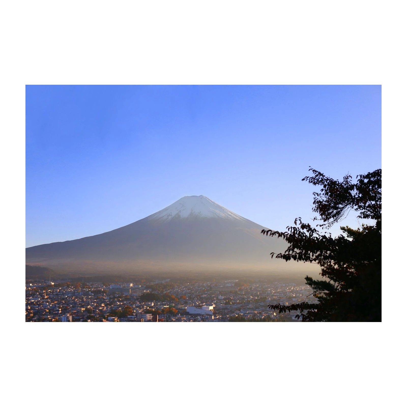 Serene Mt. Fuji Sunrise Landscape Wall Art