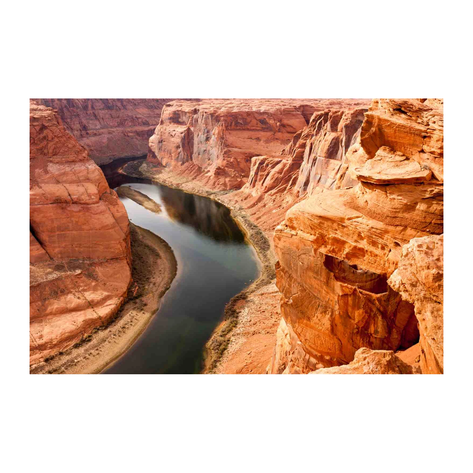 Horseshoe Bend Desert River Wall Art