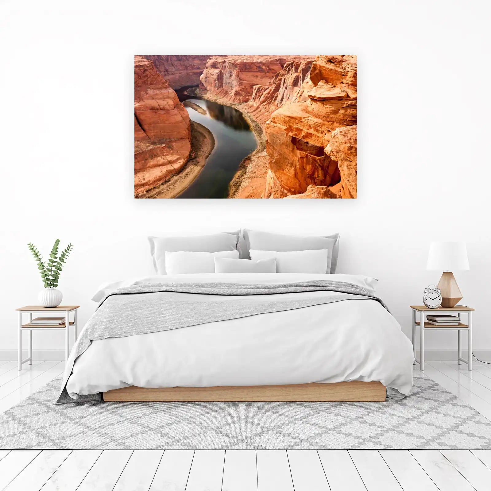 Horseshoe Bend Desert River Wall Art