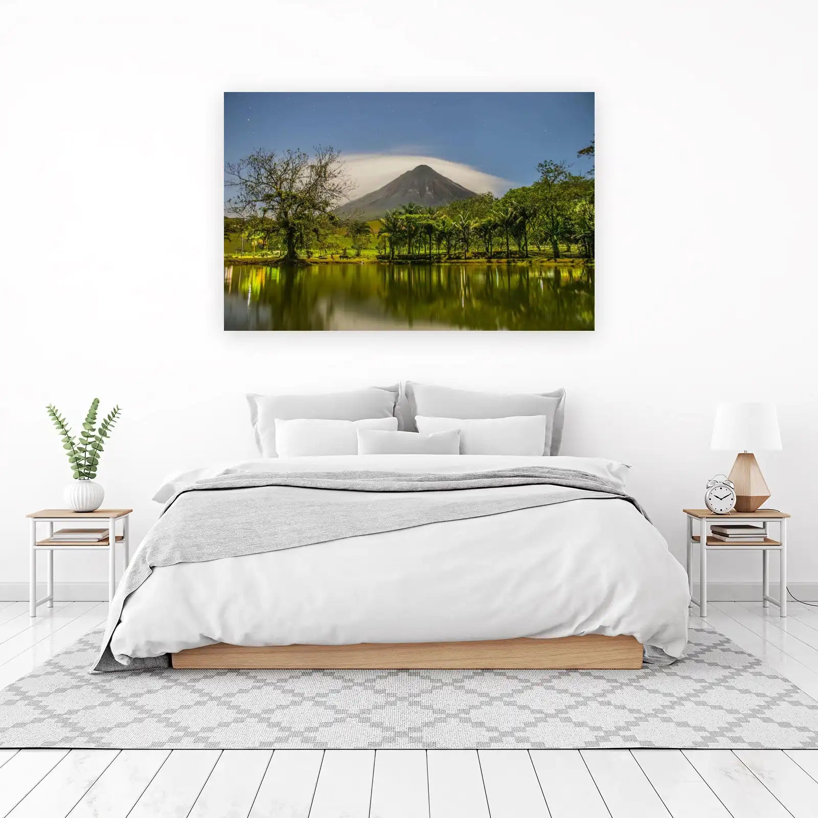 Arenal Volcano Nightscape Serenity Wall Art