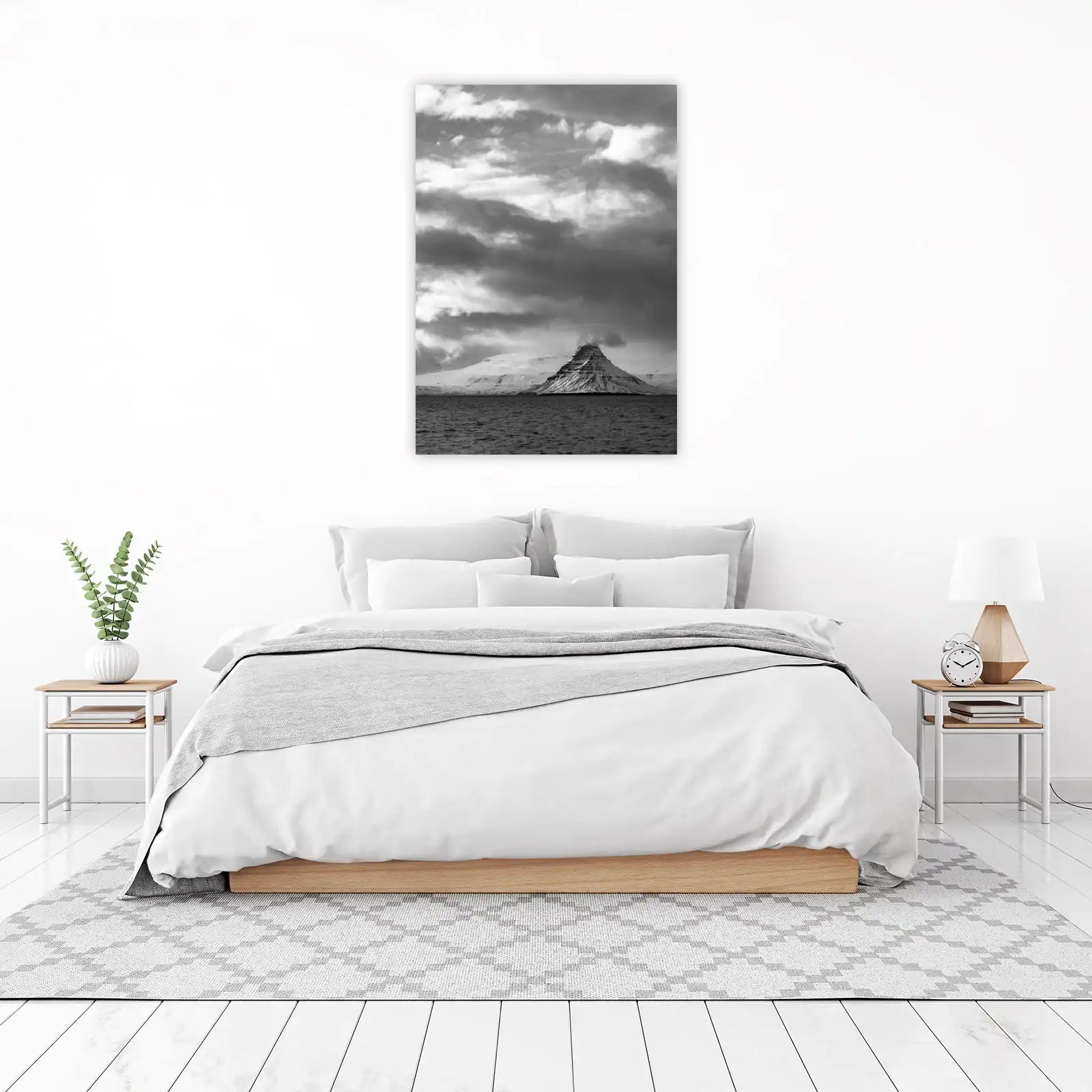 Dramatic Kirkjufell Mountain Iceland Wall Art