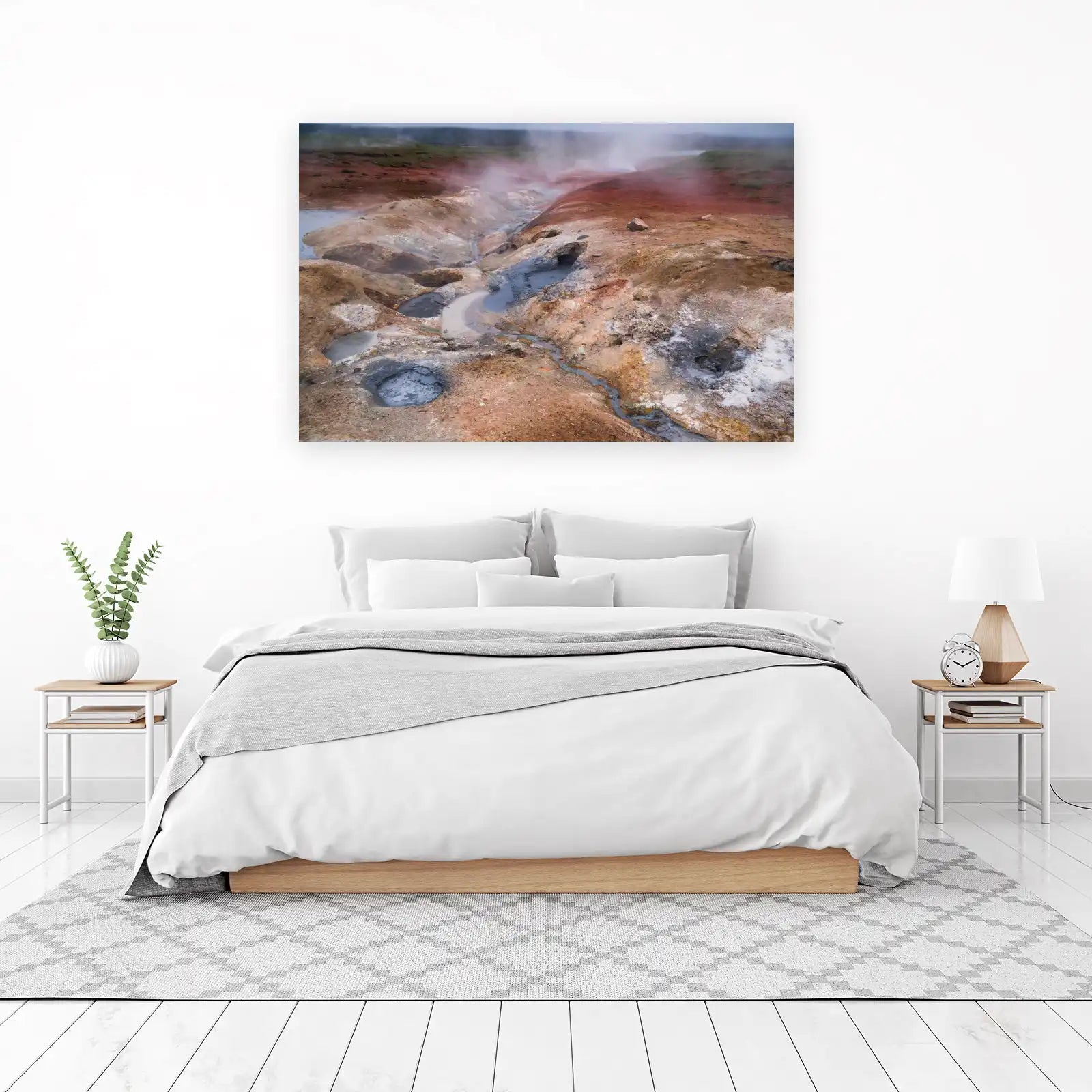 Geothermal Landscape Mud Pots Wall Art