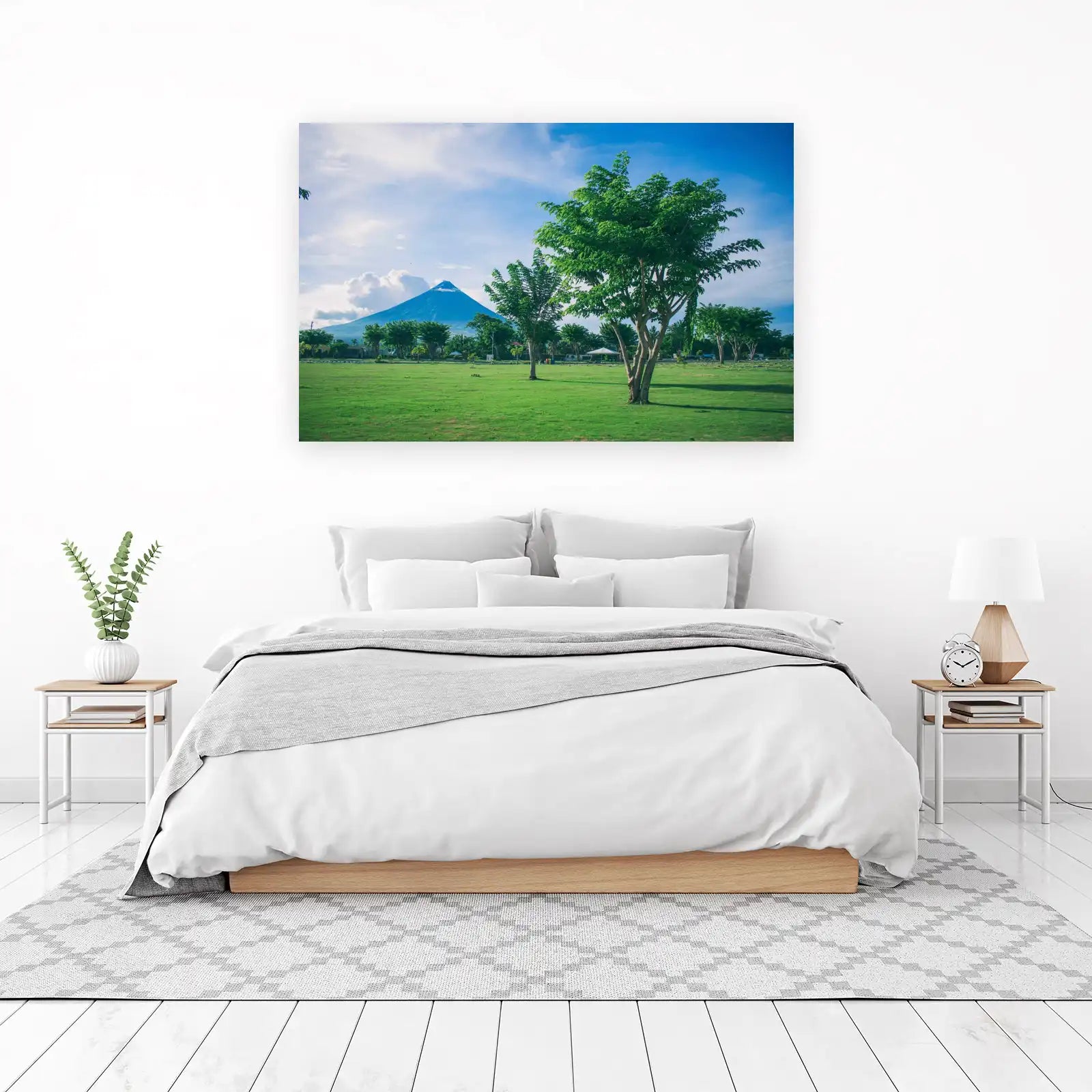 Majestic Volcano Landscape Nature Wall Art