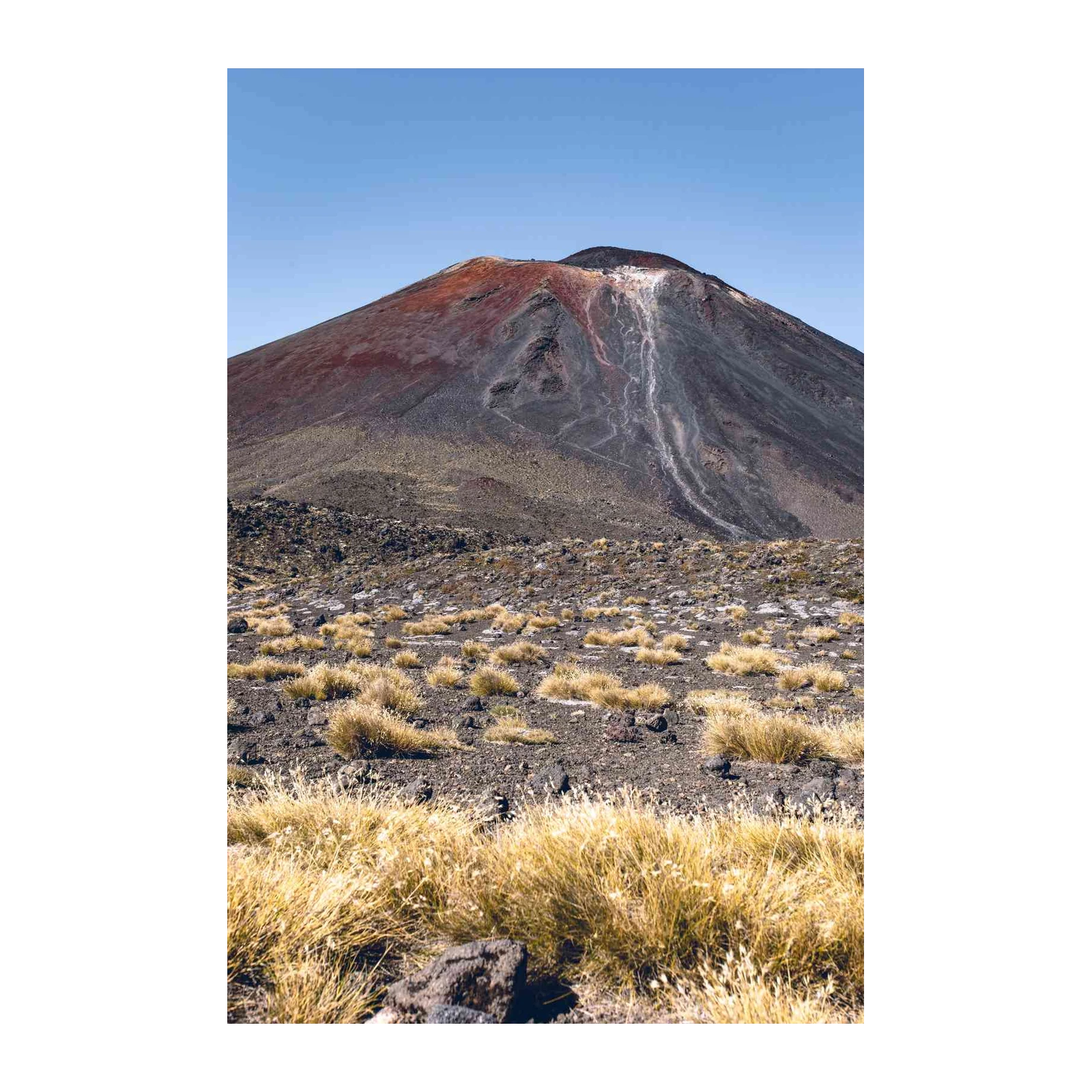Majestic Volcano Landscape Wall Art