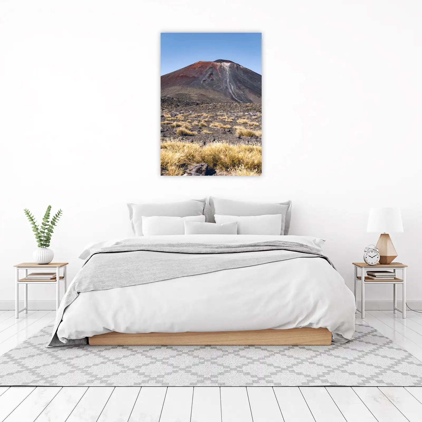 Majestic Volcano Landscape Wall Art