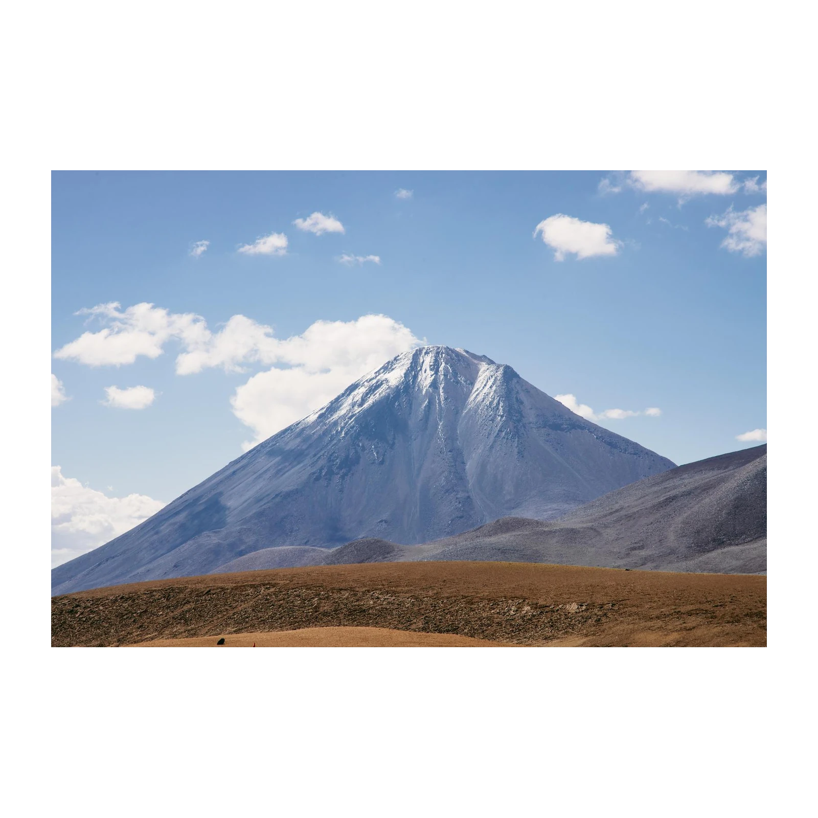 Majestic Snow-Capped Volcano Wall Art