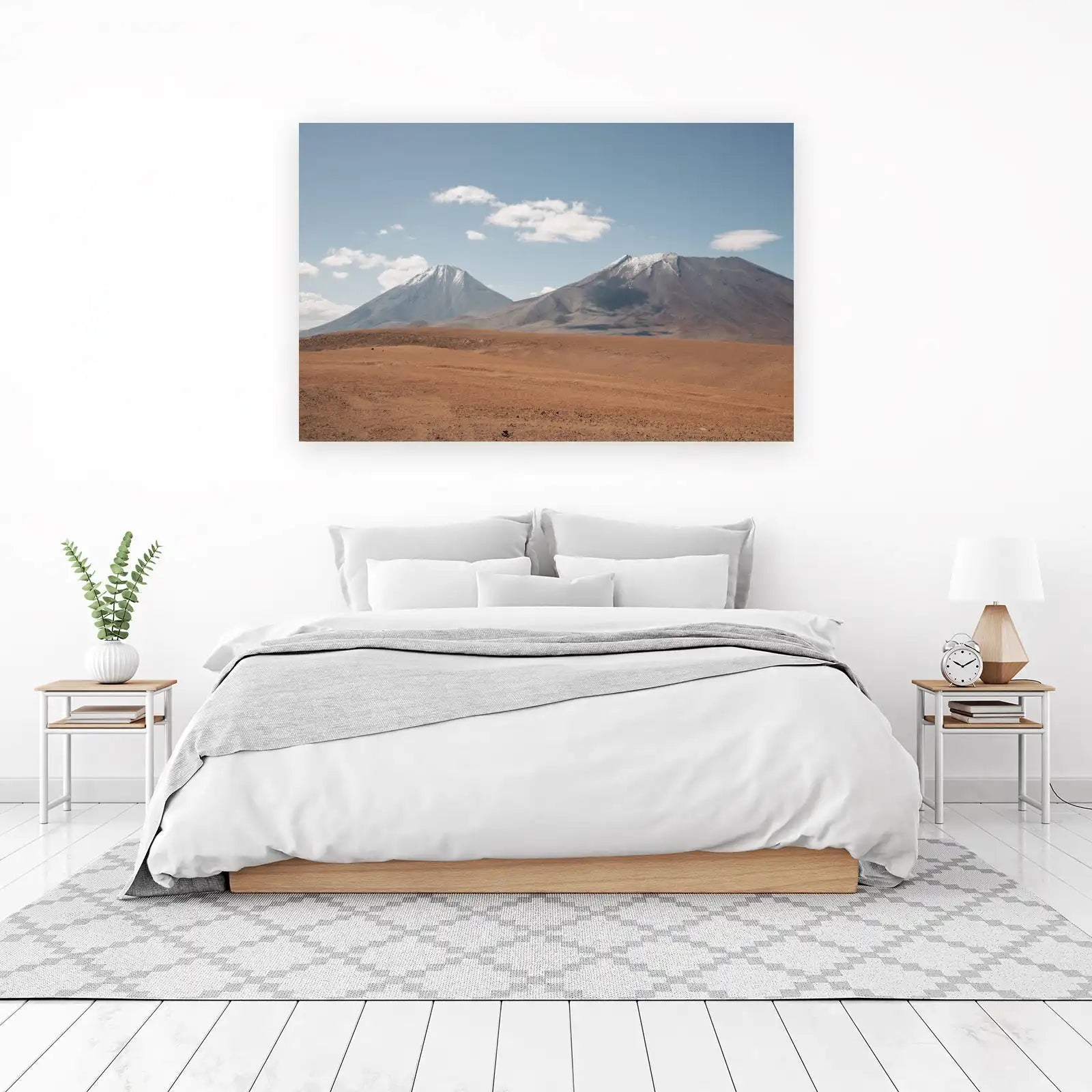 Majestic Volcano Landscape Wall Art