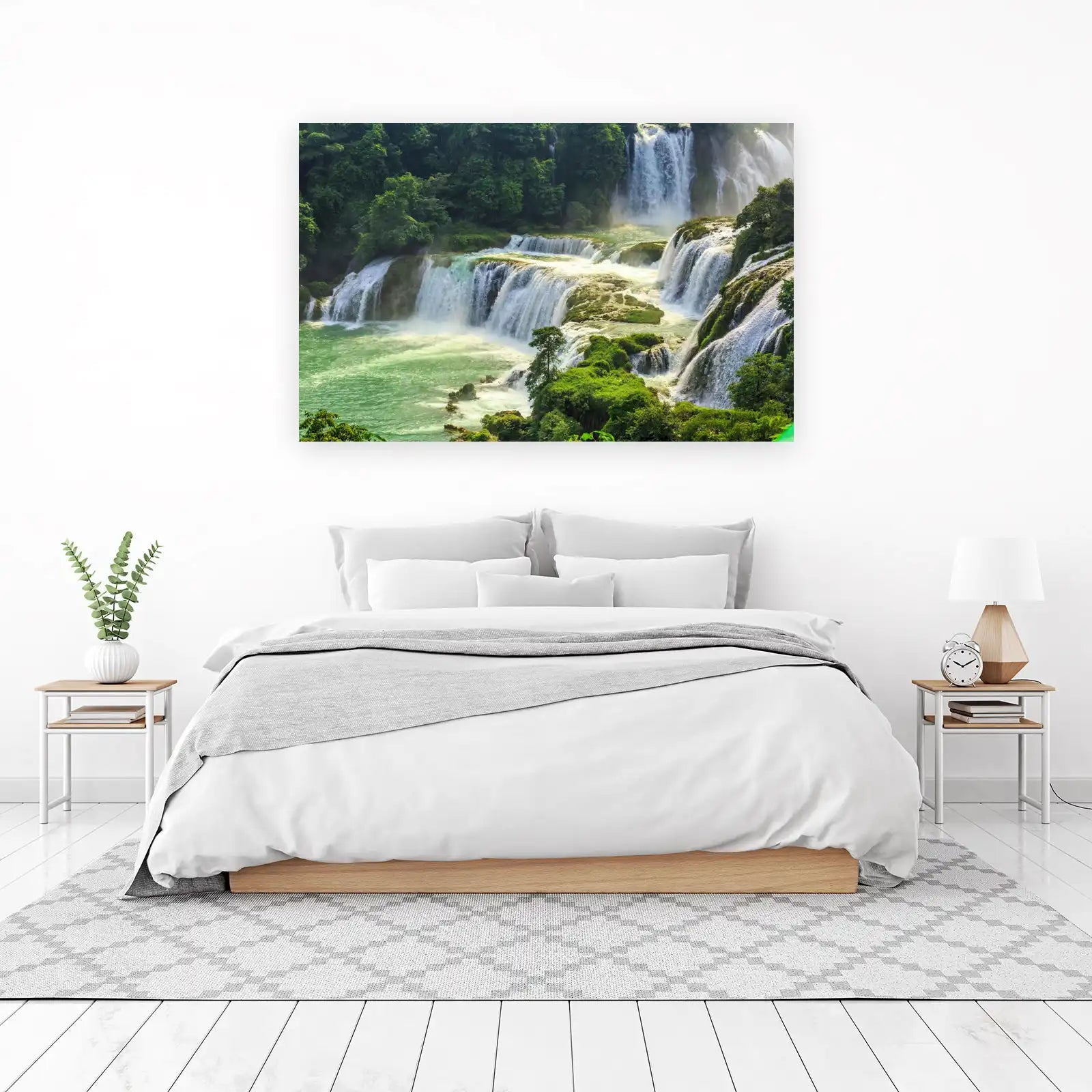 Majestic Waterfall Landscape Wall Art