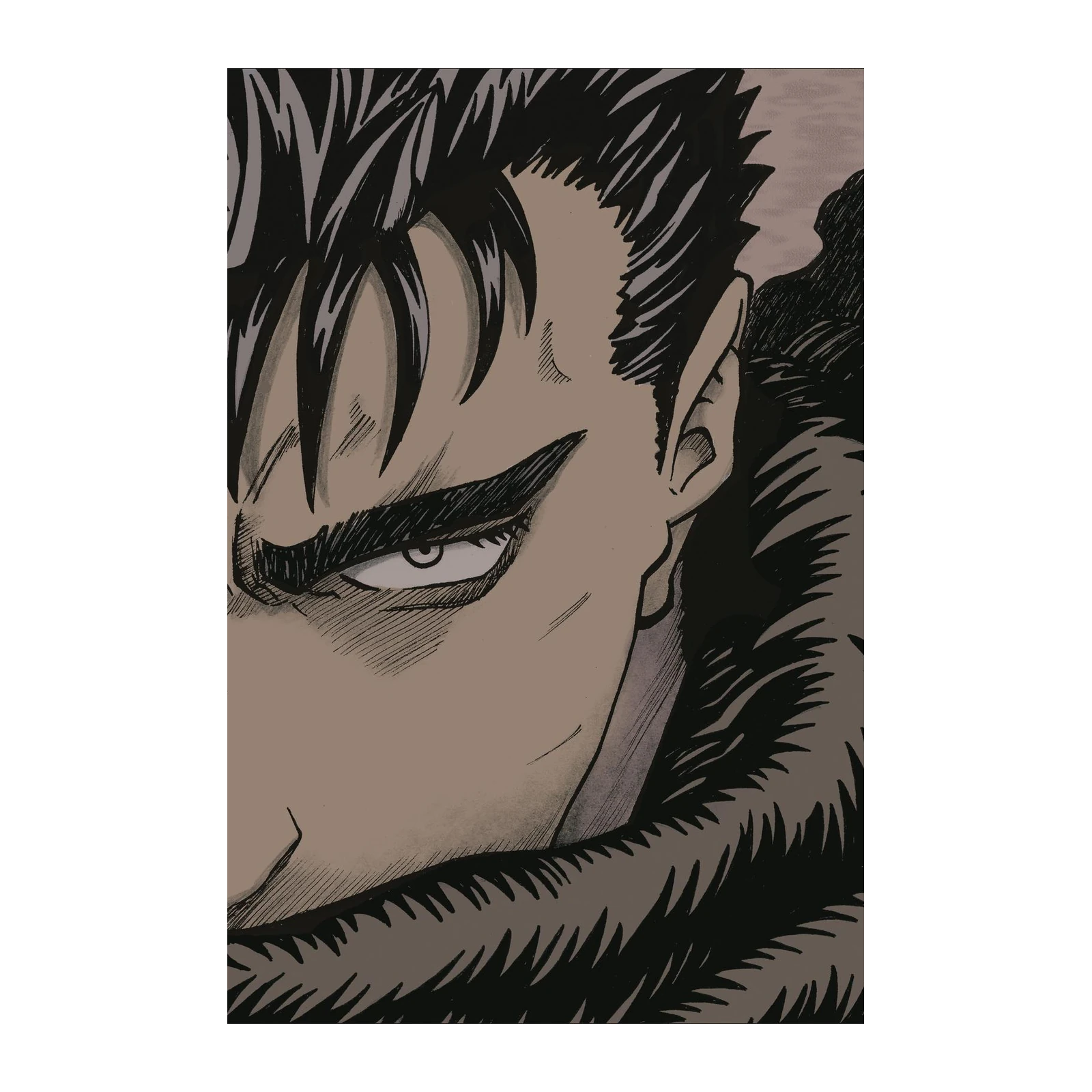 Guts Berserk Fierce Gaze Wall Art