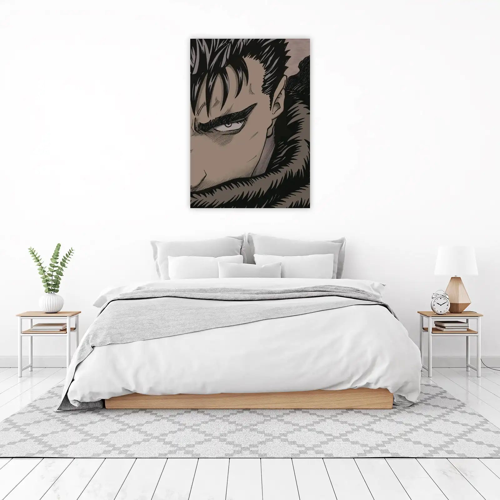 Guts Berserk Fierce Gaze Wall Art