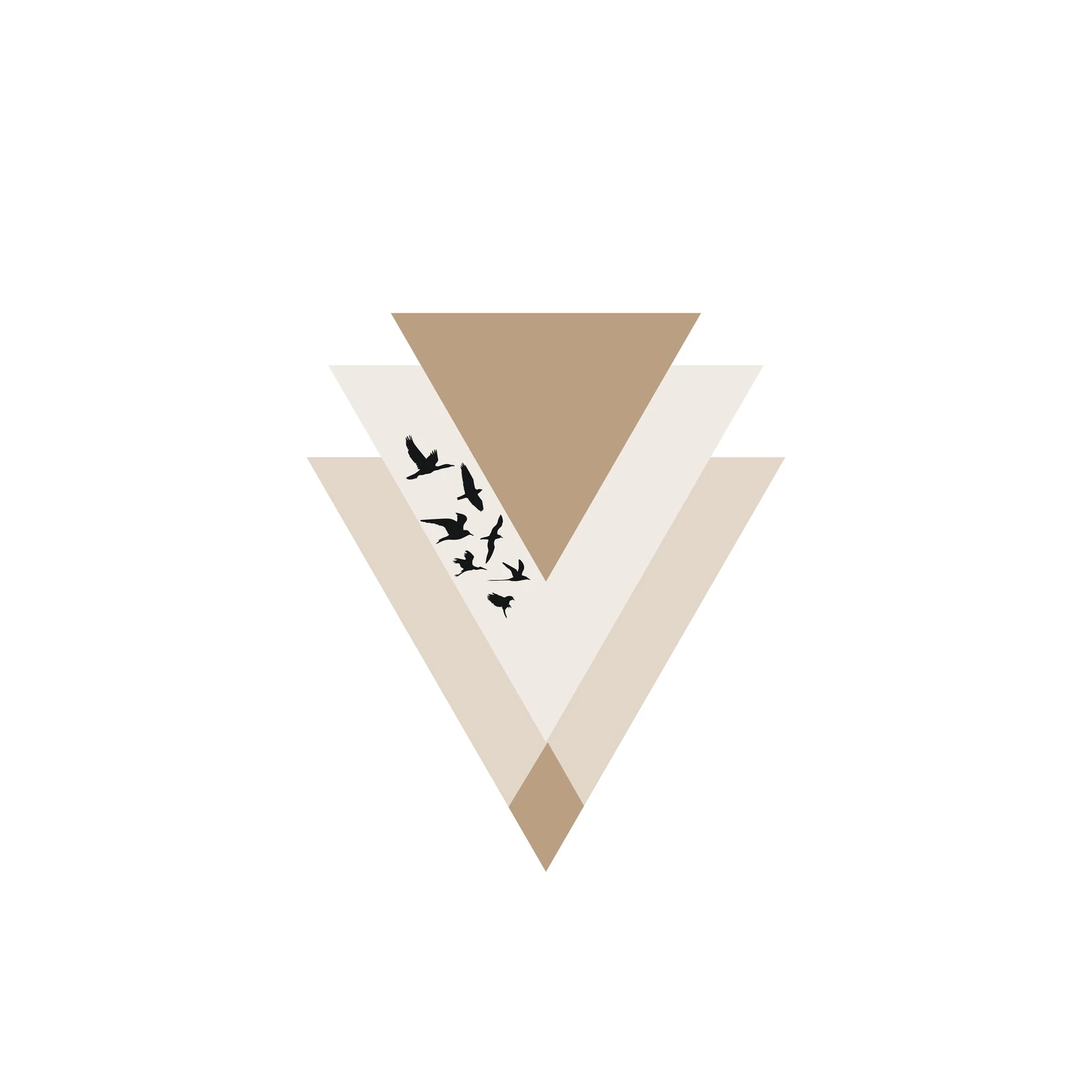 Geometric Birds Boho Wall Art Wall Art