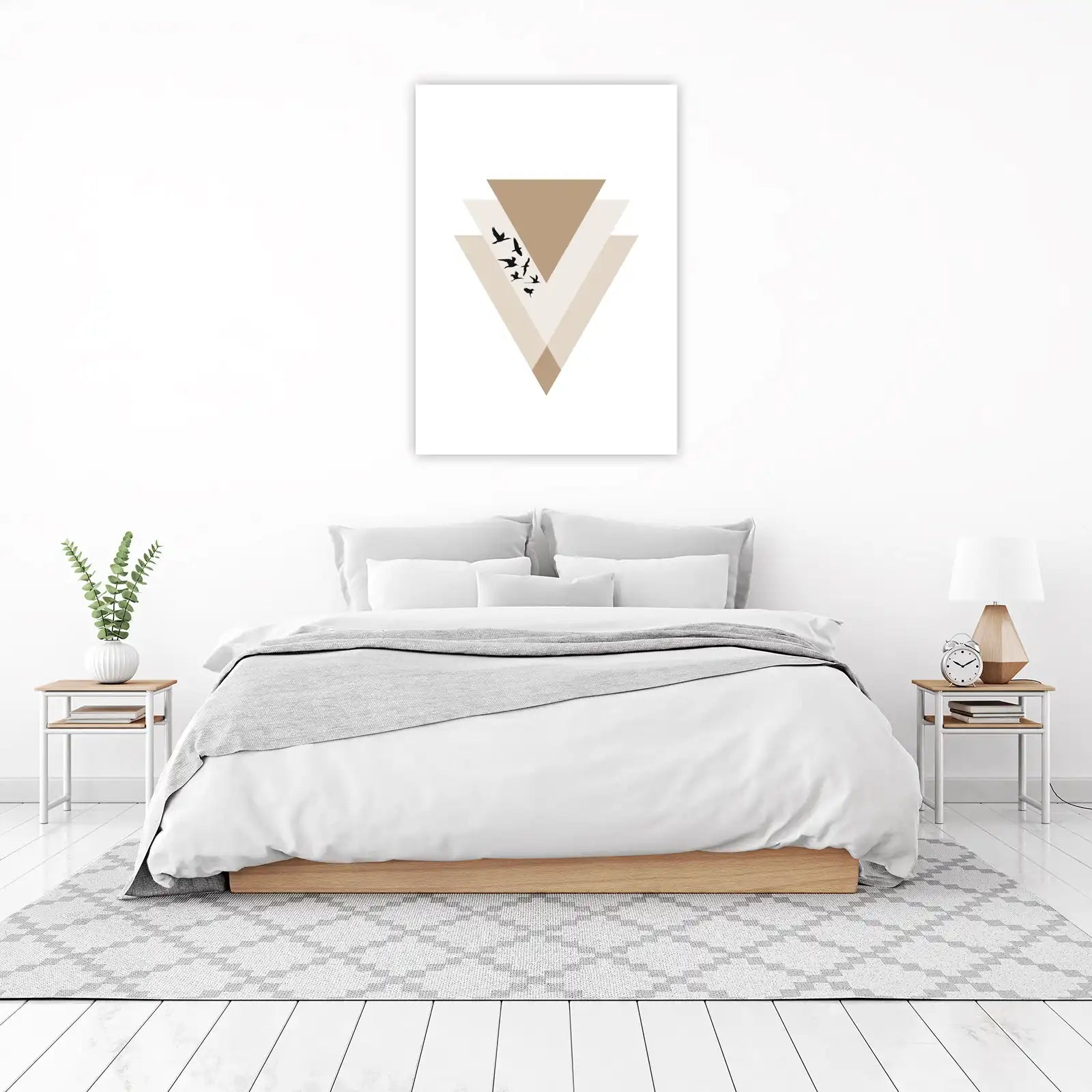 Geometric Birds Boho Wall Art Wall Art