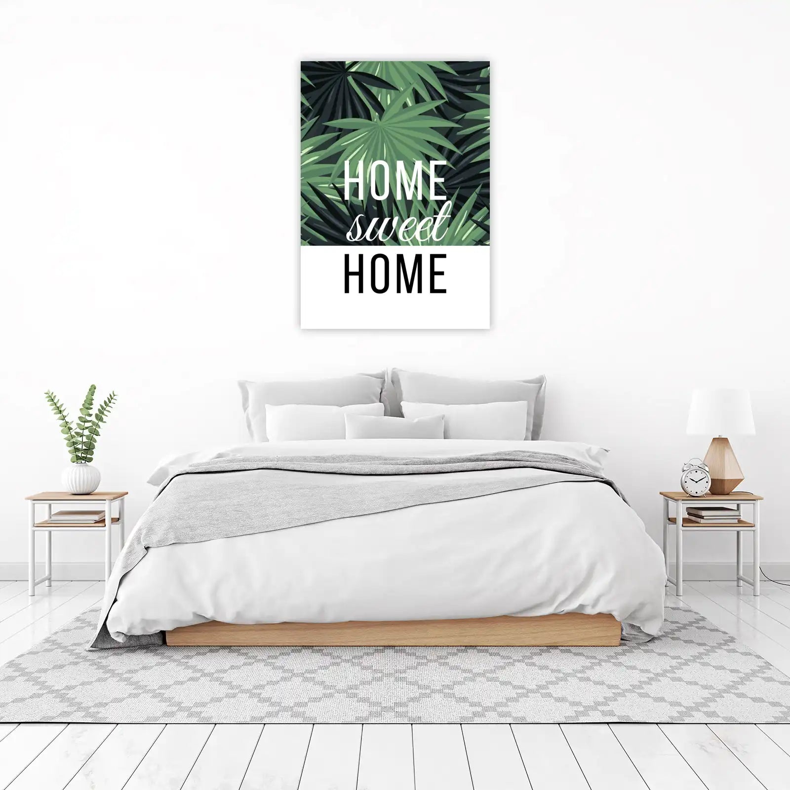 Tropical Palm Home Sweet Home Wall Art
