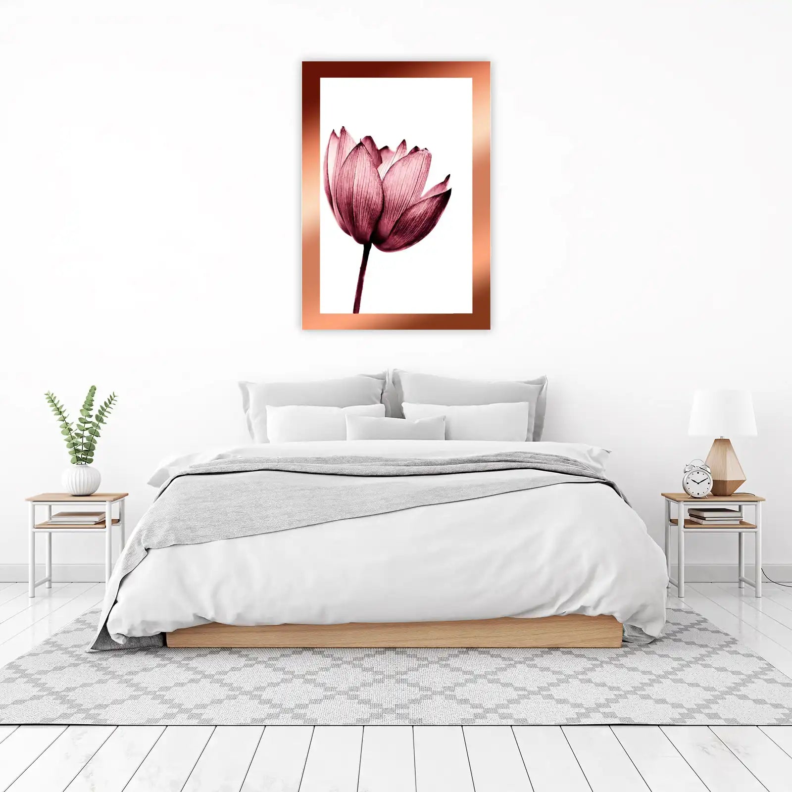Elegant Pink Lotus Wall Art for Serene Spaces