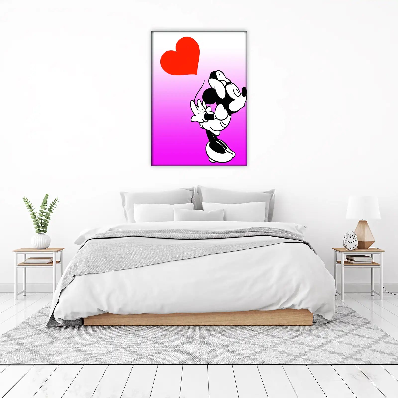 Sweetheart Minnie Mouse Heart Wall Art