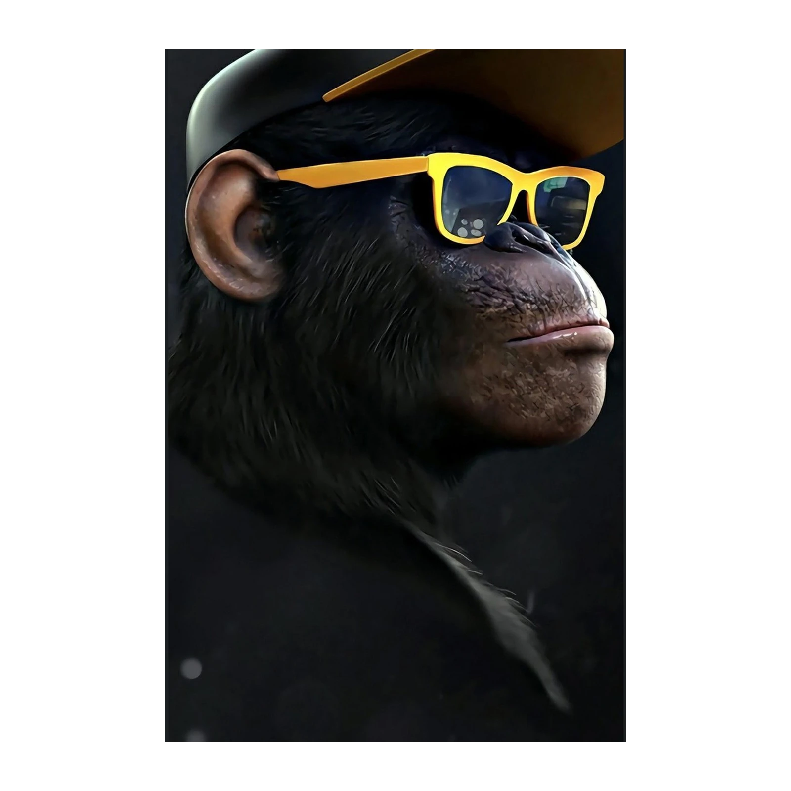 Cool Monkey with Sunglasses Wall Art