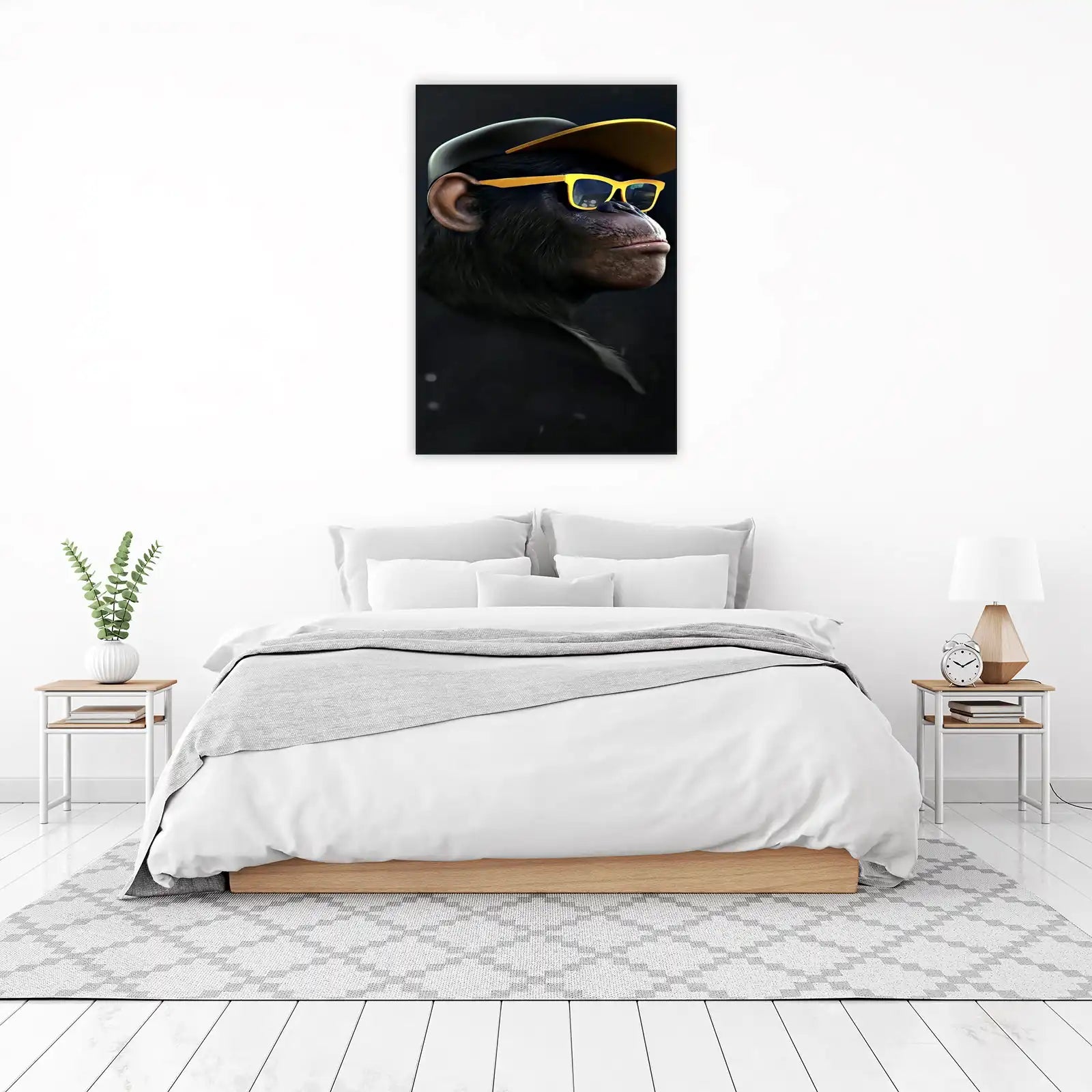 Cool Monkey with Sunglasses Wall Art