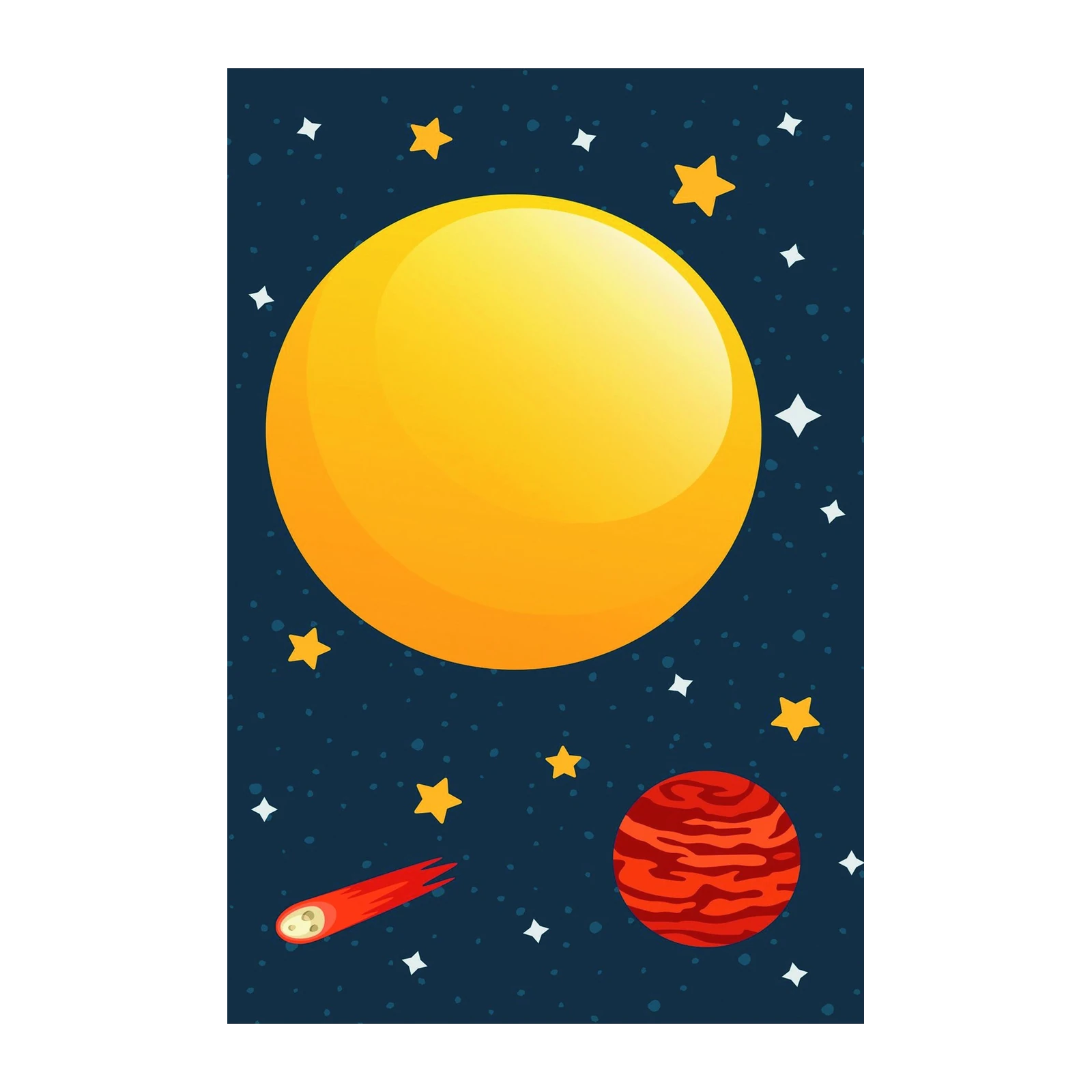 Vibrant Space Adventure Wall Art