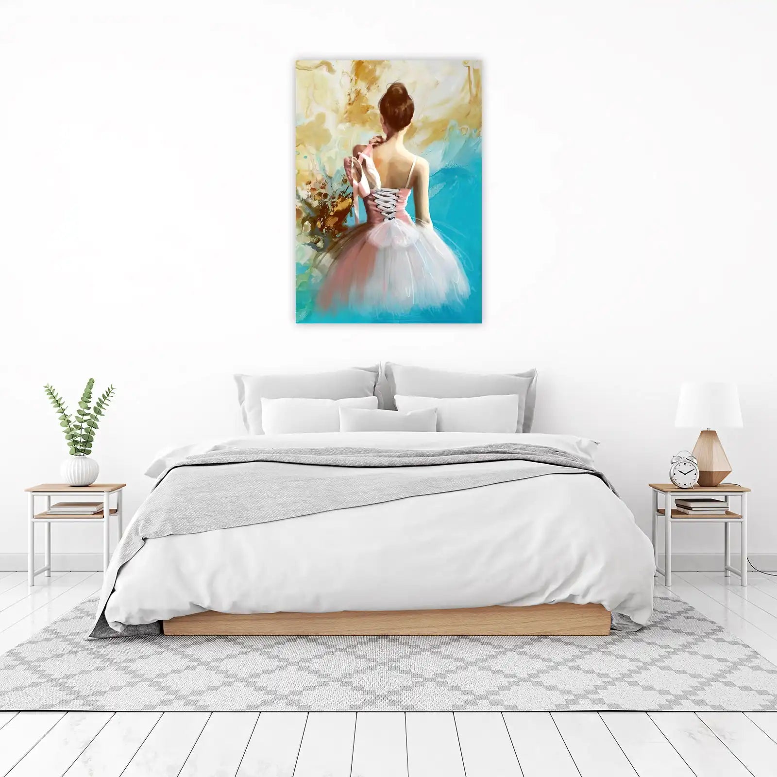Elegant Ballerina Ballet Art Wall Art