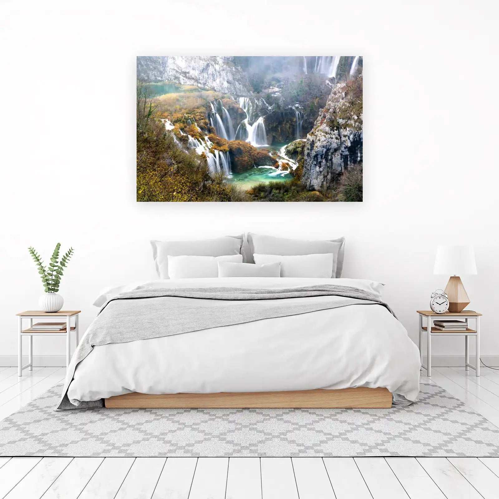 Majestic Waterfall Serenity Wall Art