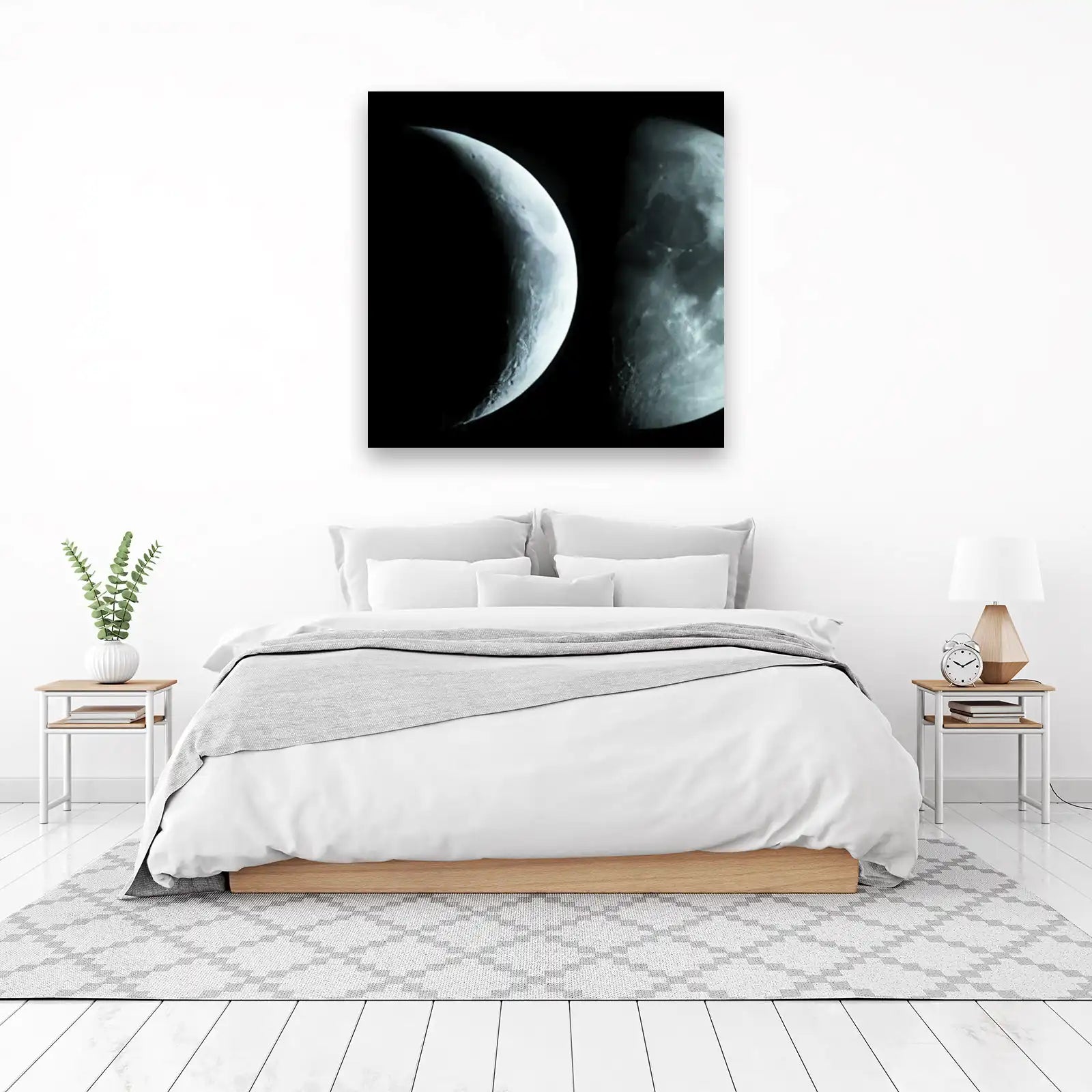 Lunar Phases Aesthetic Wall Art Wall Art