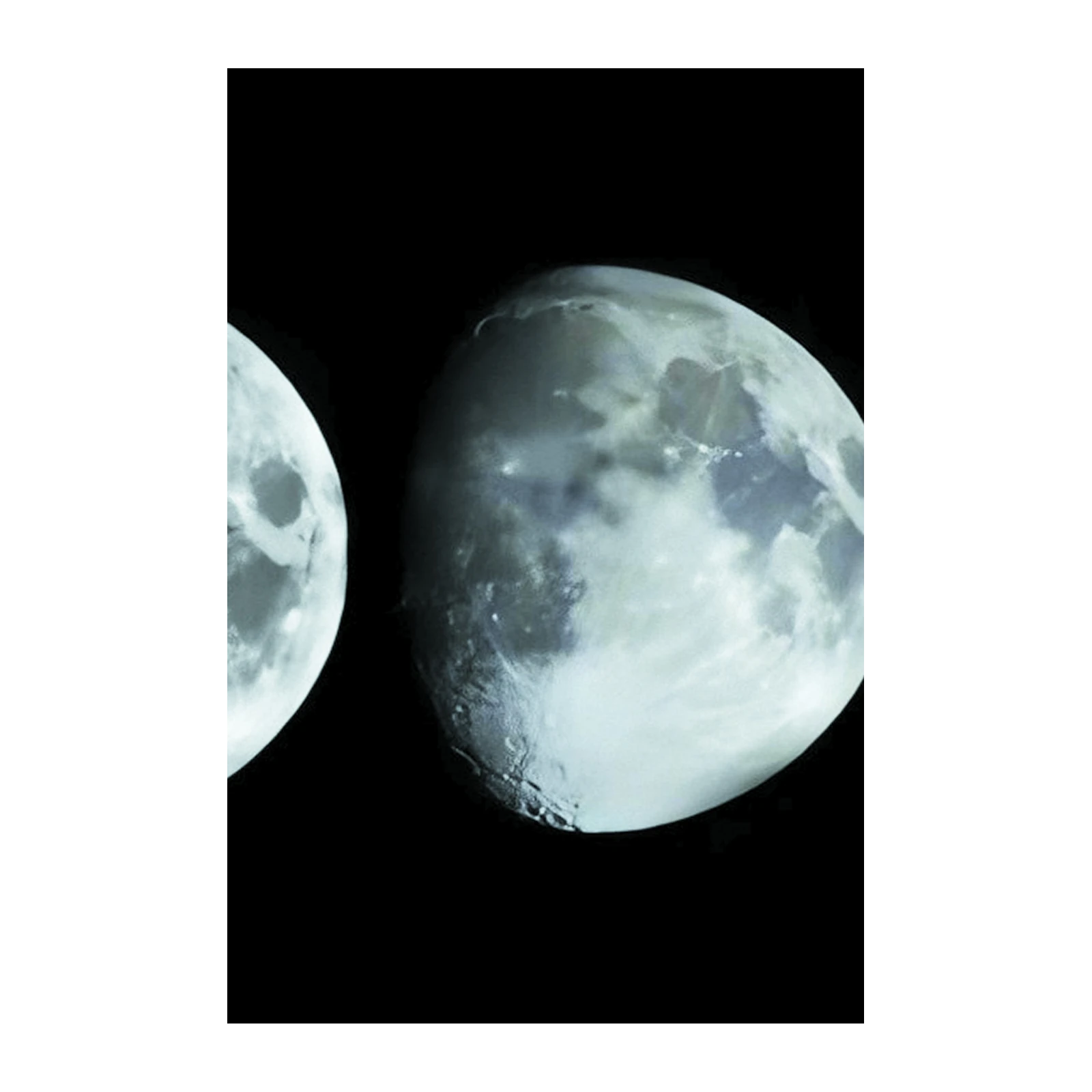 Lunar Glow Abstract Moon Wall Art