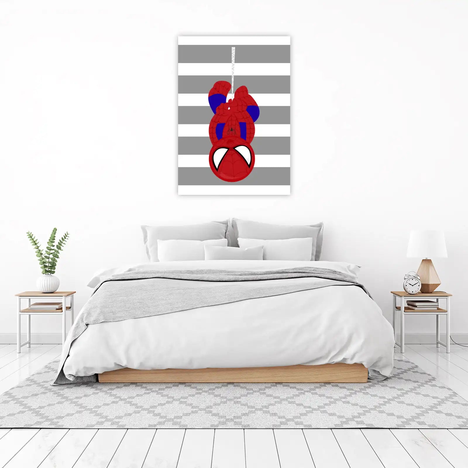 Hanging Spidey Marvel Superhero Wall Art