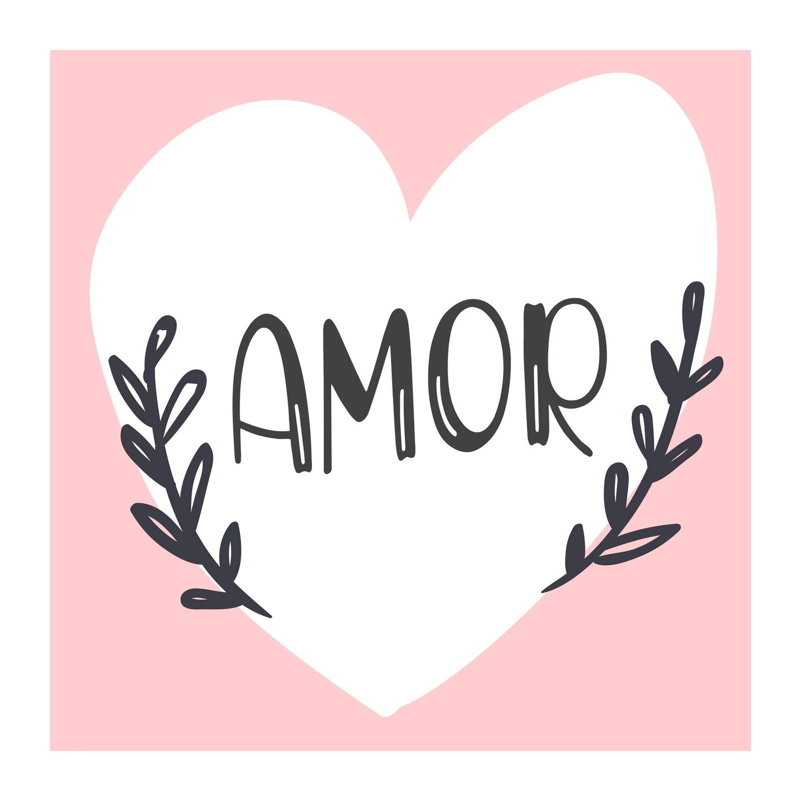 Charming Amor Heart Wall Art for Cozy Spaces