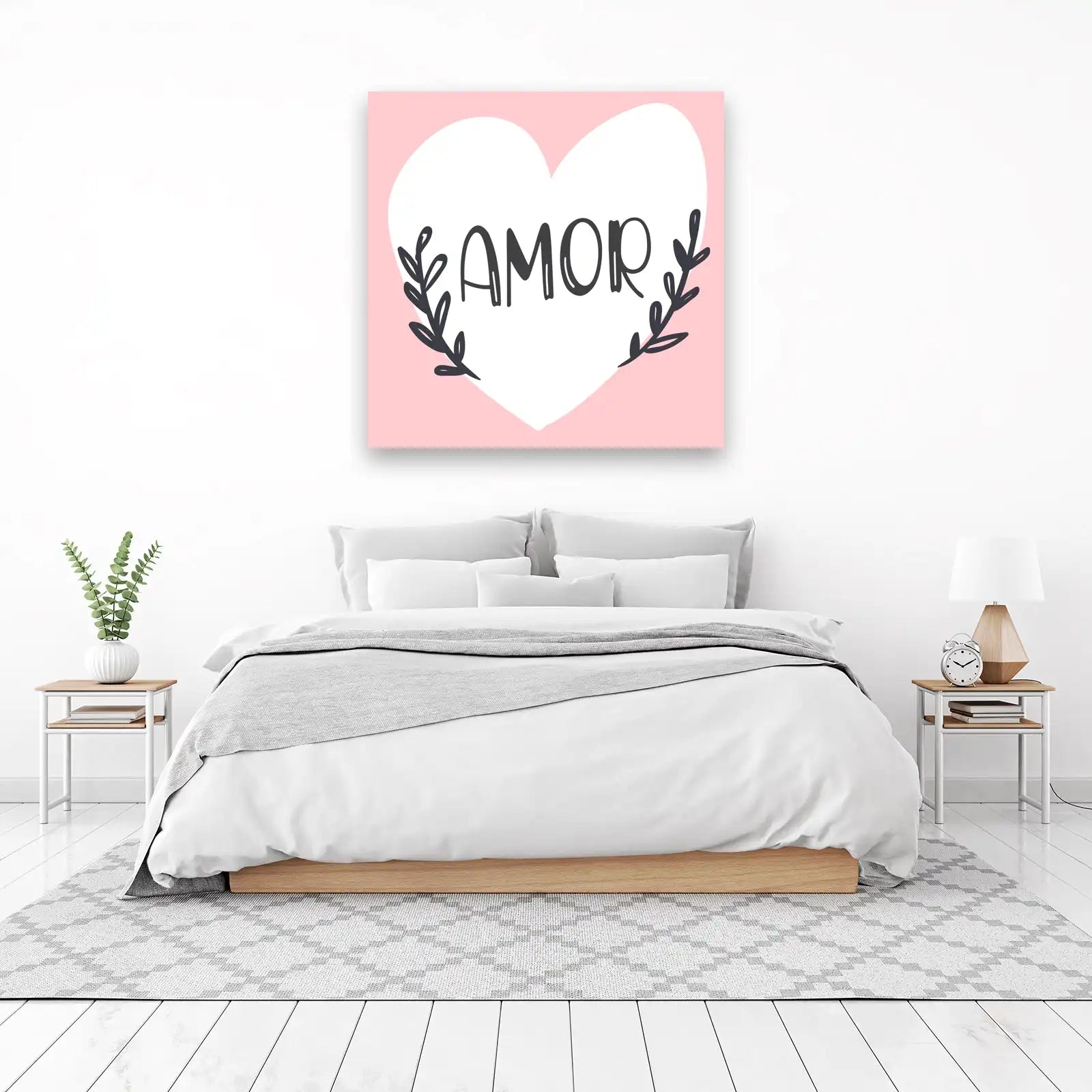 Charming Amor Heart Wall Art for Cozy Spaces