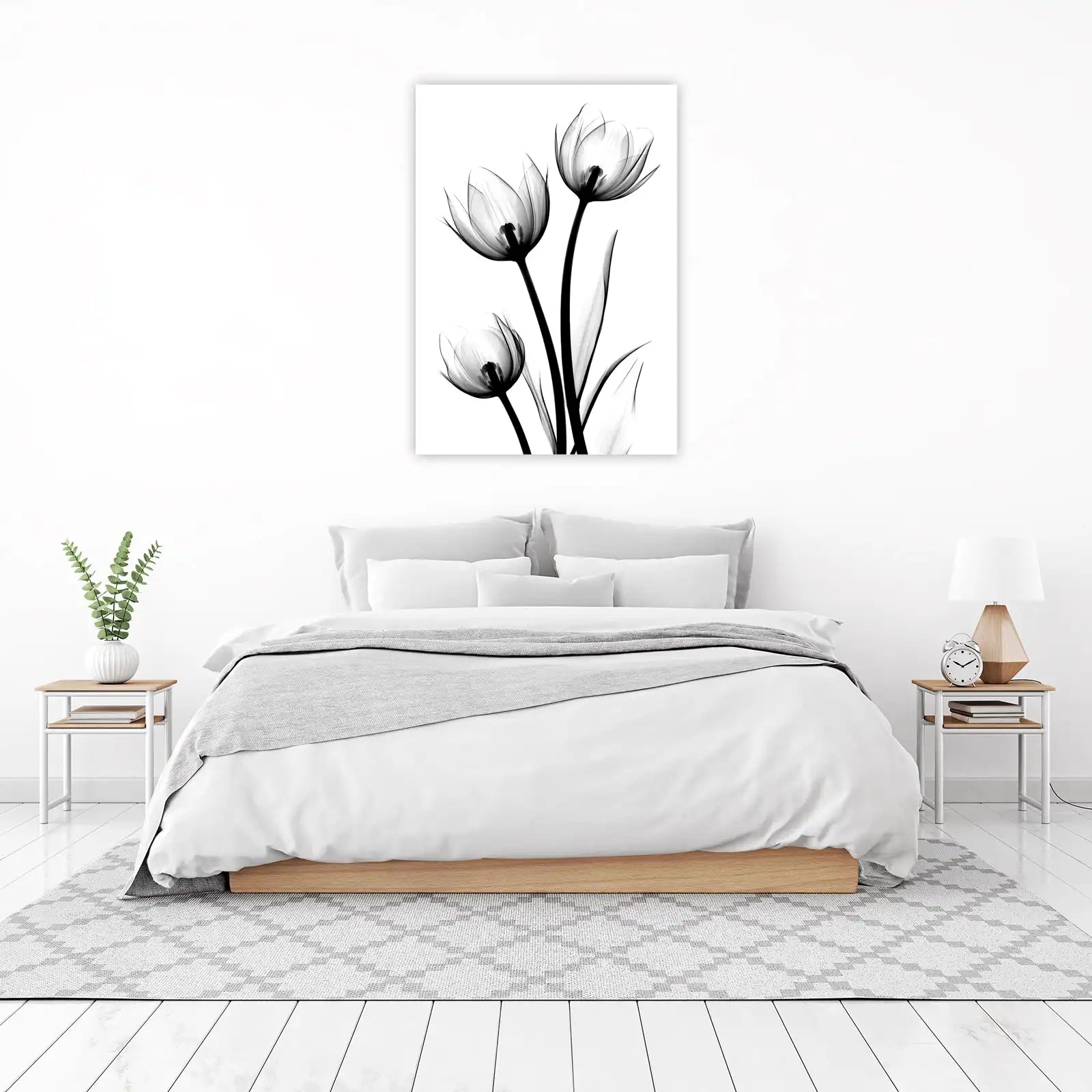 X-Ray Tulip Elegance Wall Art