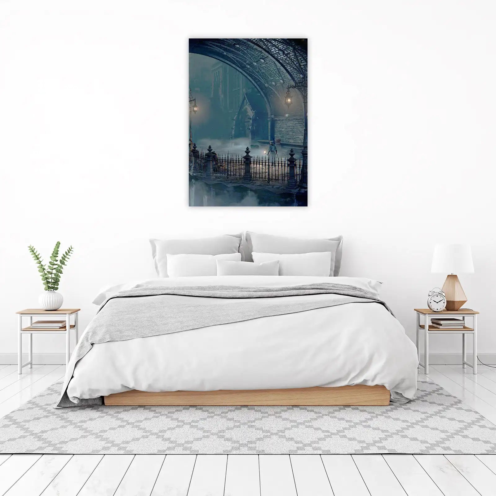 Gothic Mystery Archway & Figure Wall Art
