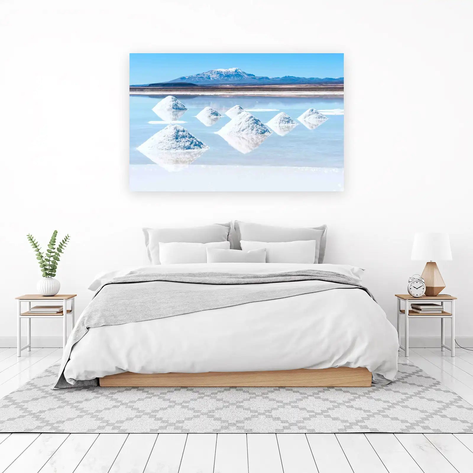 Serene Salt Flat Landscape Wall Art
