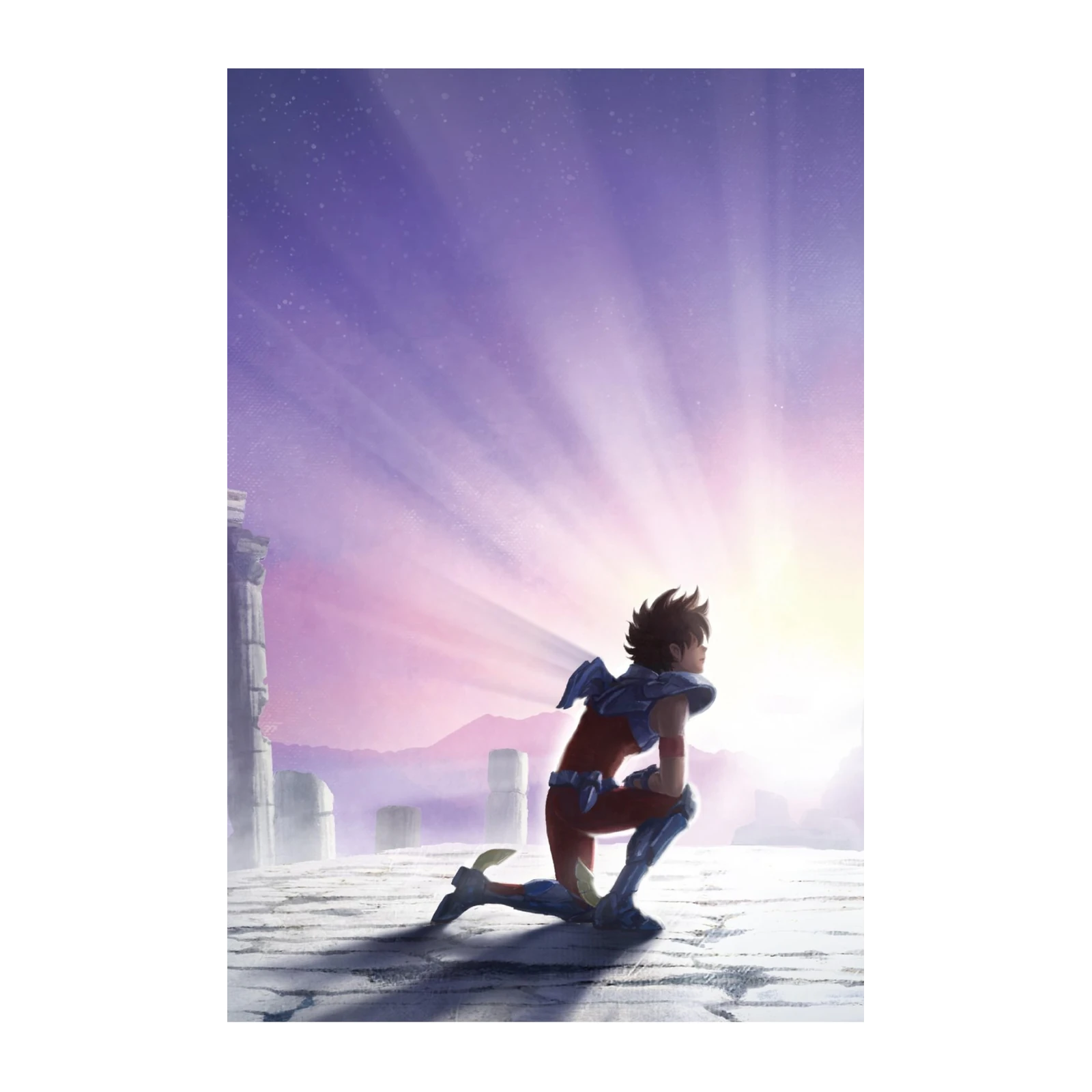 Seiya's Dawn of Hope Anime Wall Art
