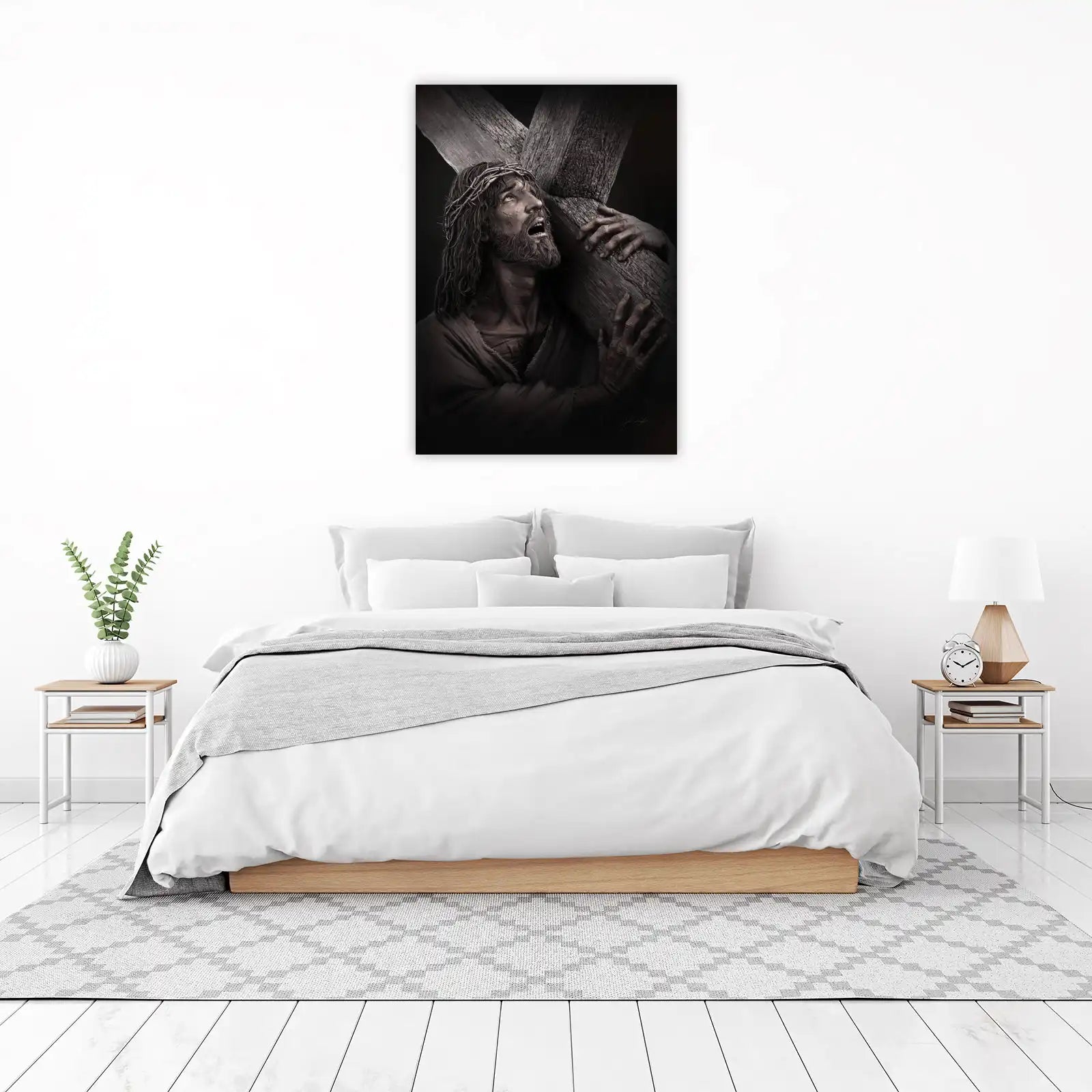Jesus Carrying the Cross Religious Wall Art