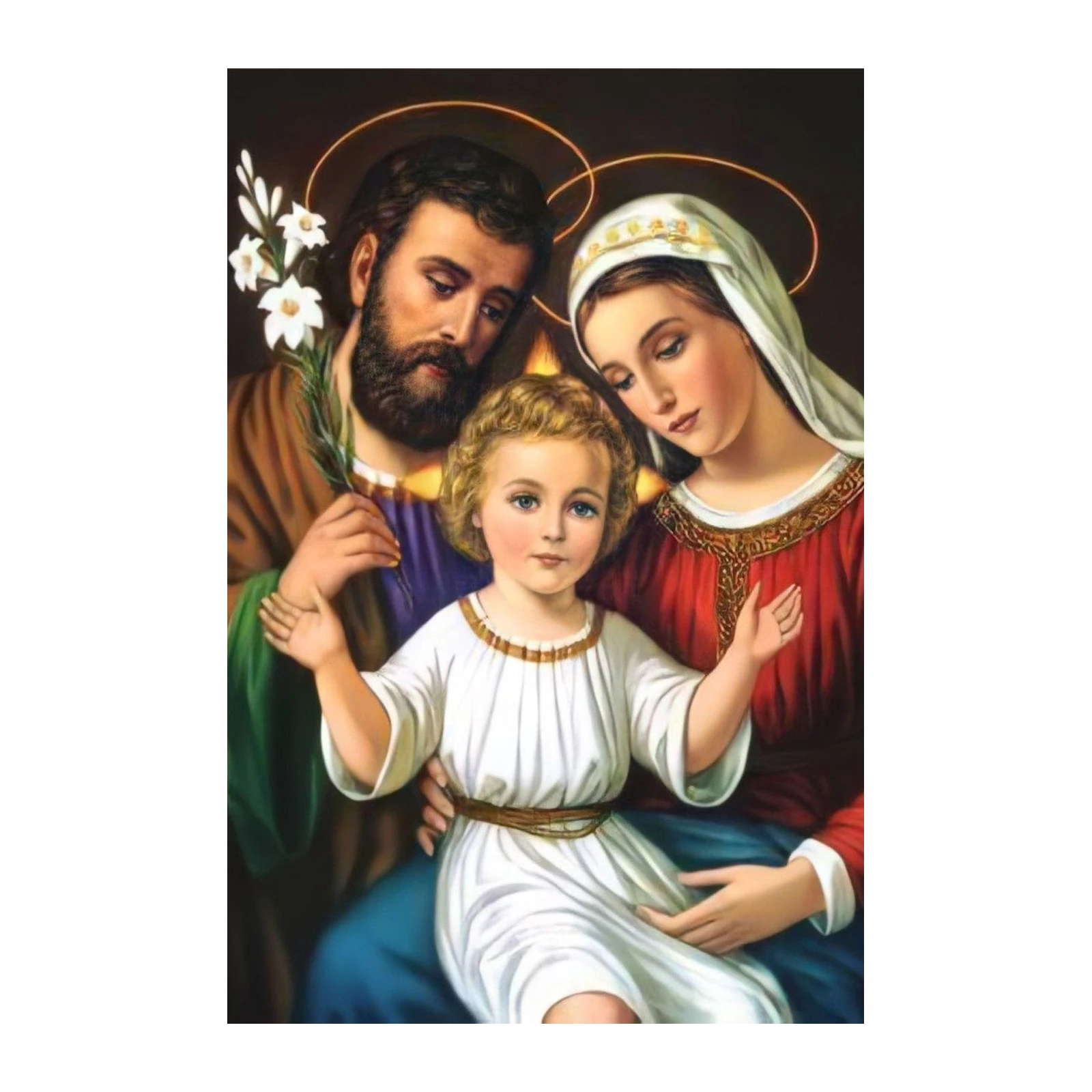 Sacred Holy Family Religious Art Wall Art