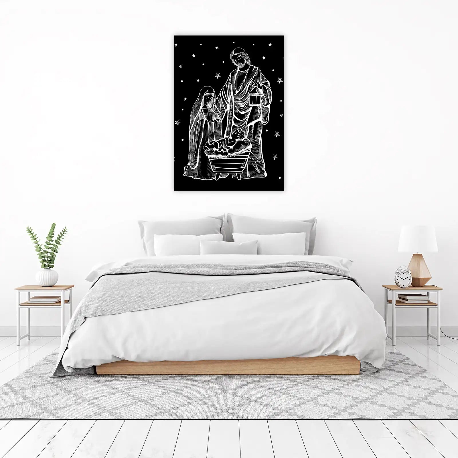 Holy Family Nativity Scene Wall Art